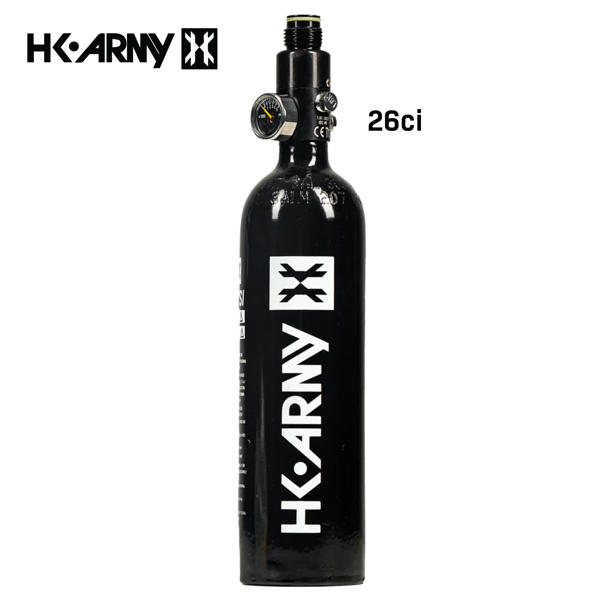 HK Army Aluminum HPA Paintball Tank – 13ci / 26ci / 48ci 3000 PSI Compressed Air System