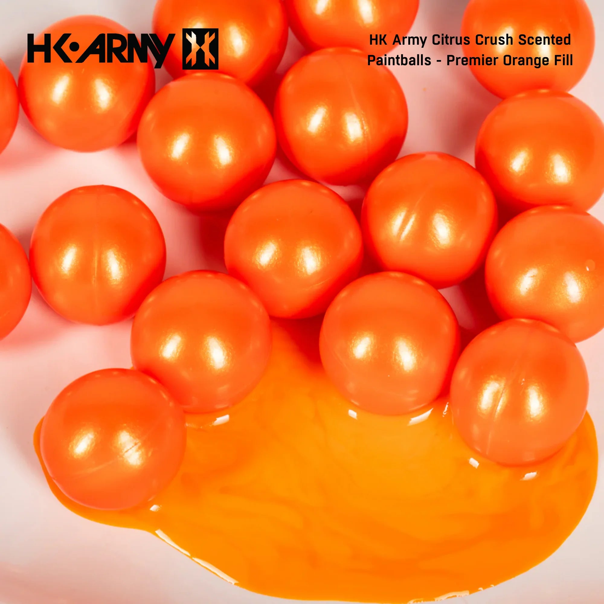 HK Army Citrus Crush Scented Paintballs – 2000 Round Case std config, accessory, reliable gear setup, for gear bags, close detail