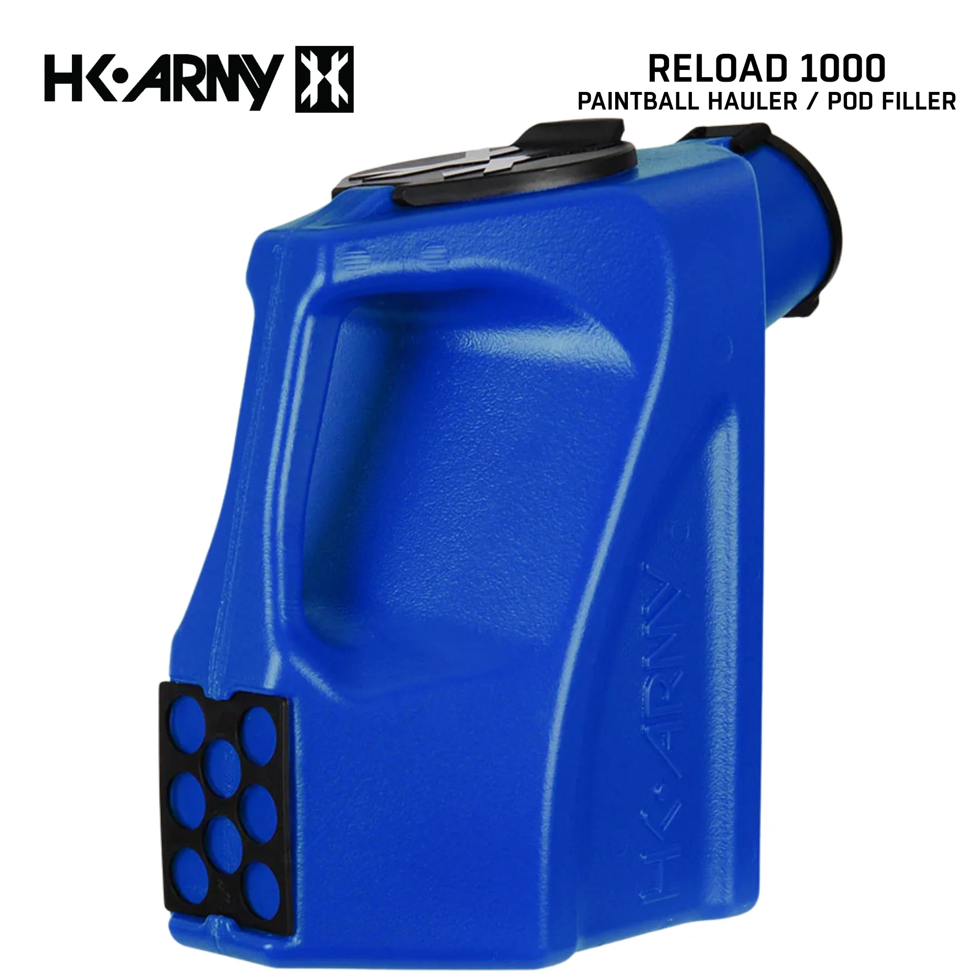 HK Army Reload 1000 round paintball hauler pod filler blue
