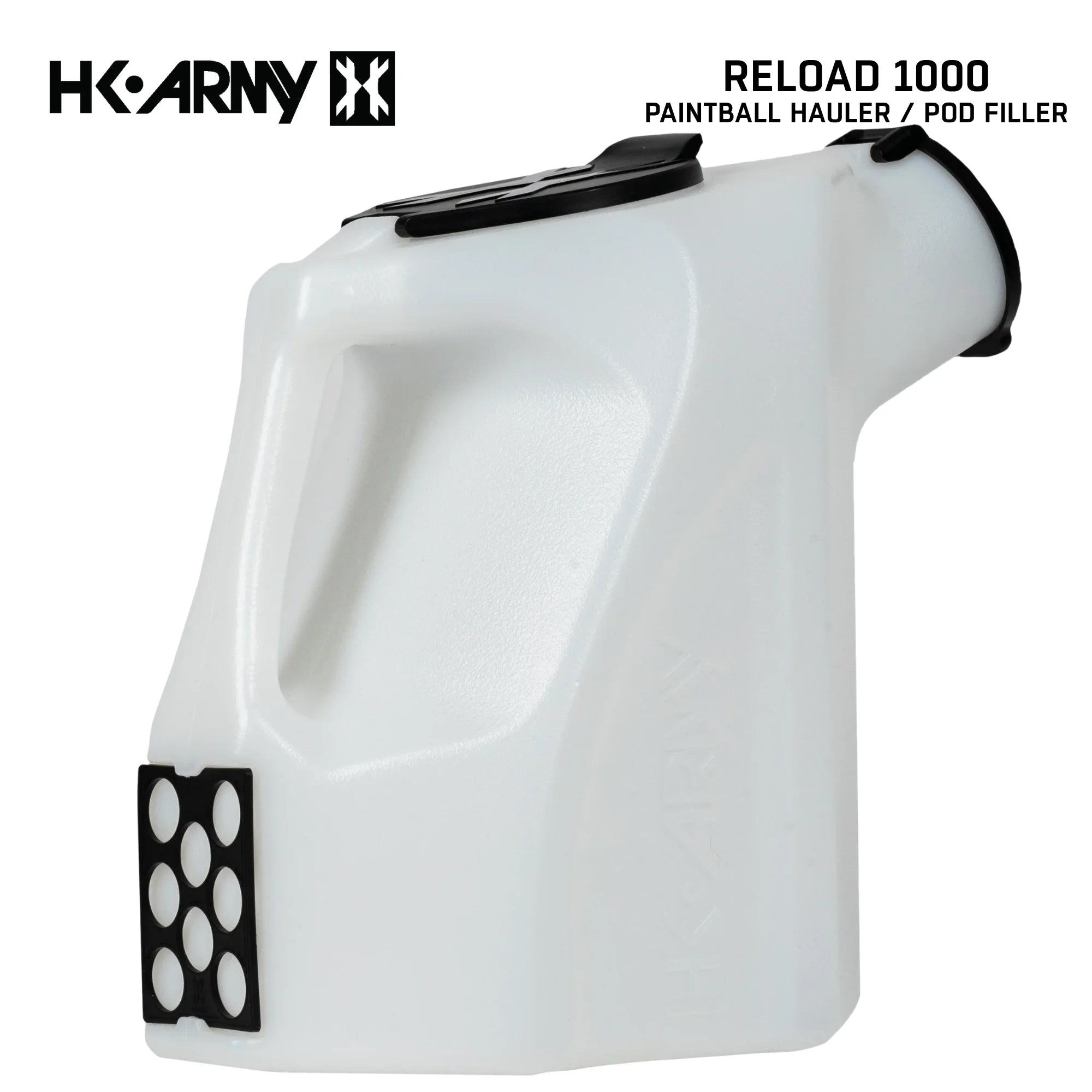 HK Army Reload 1000 round paintball hauler pod filler clear