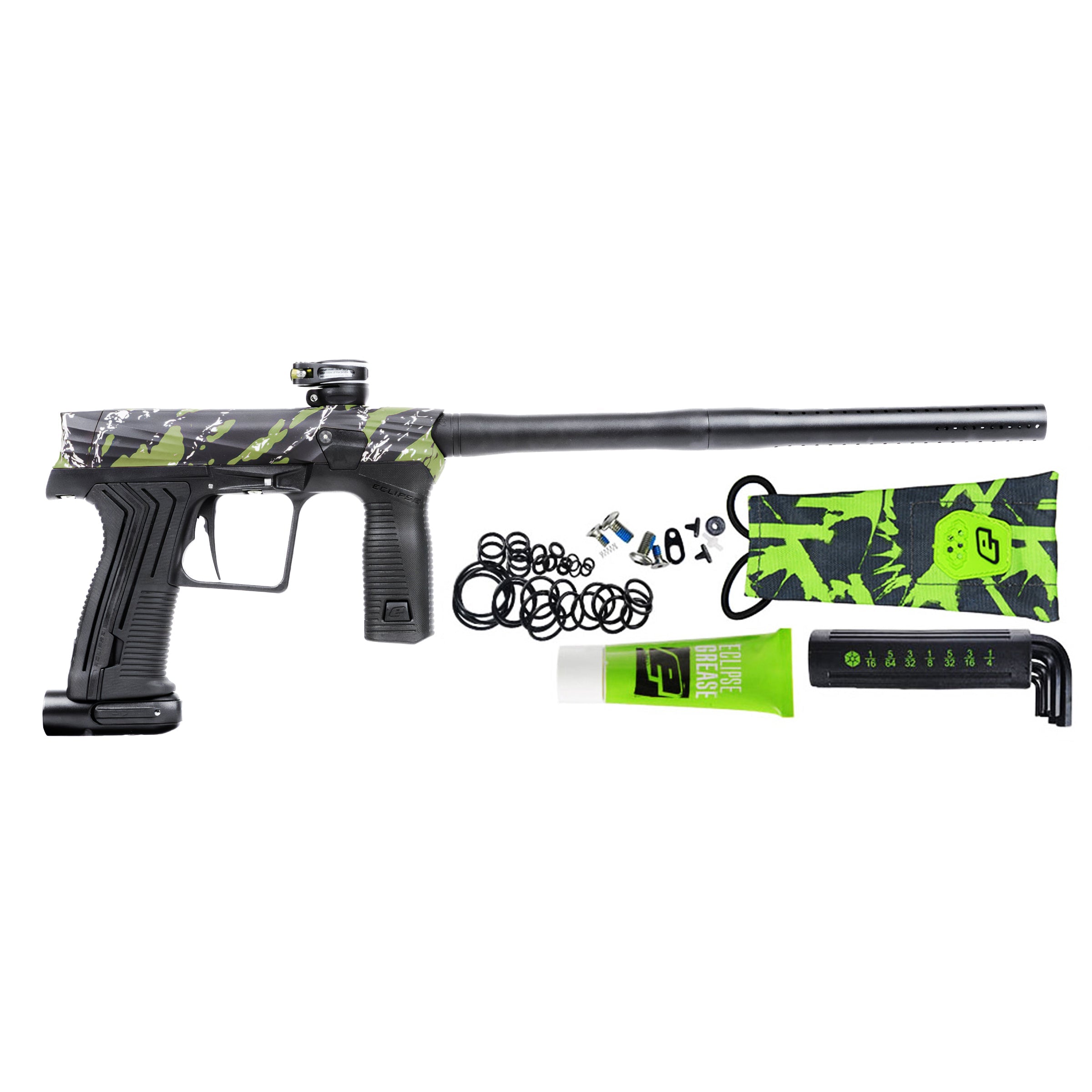 HK Army x Planet Eclipse ETHA3 Fracture Olive Electronic Paintball Gun