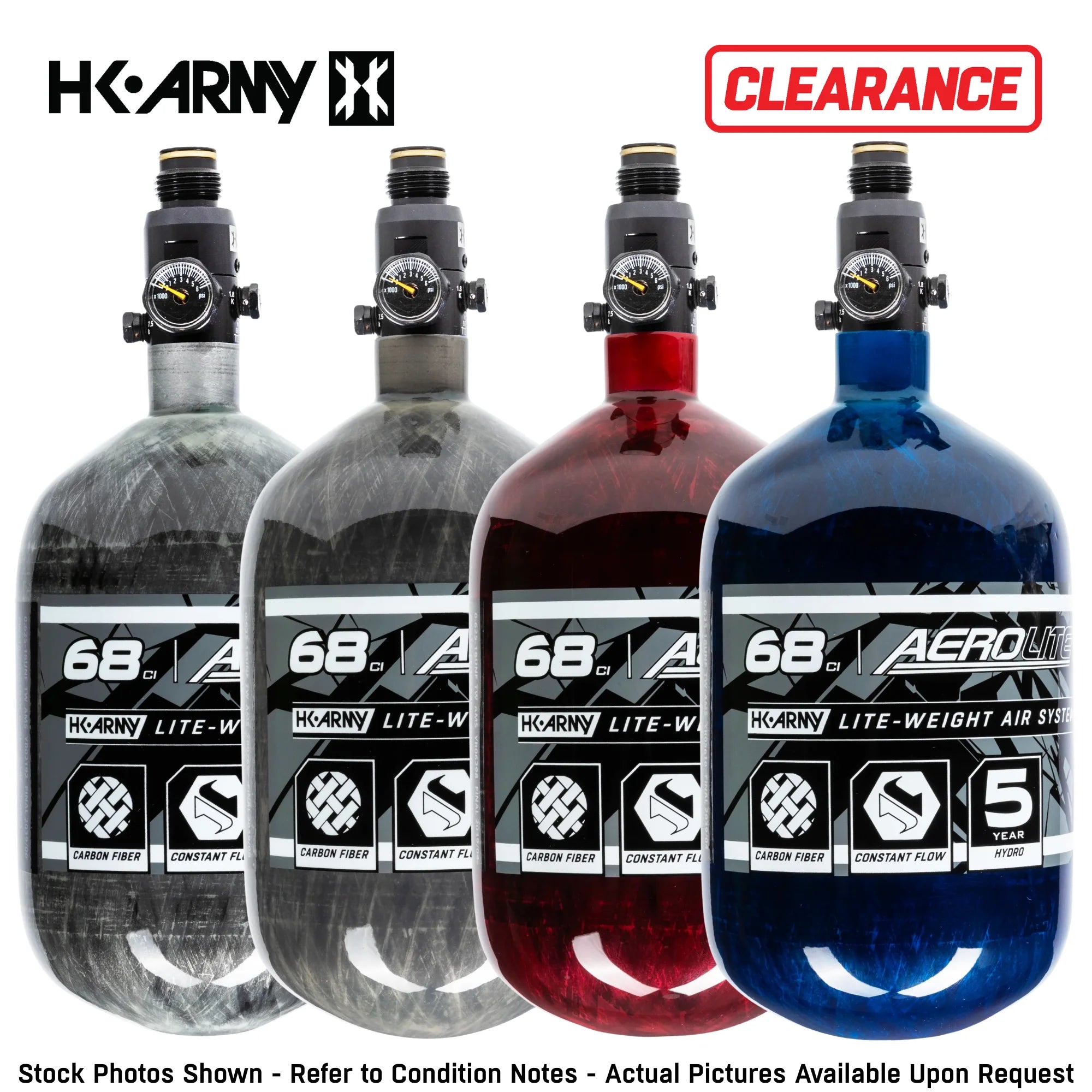 Clearance HK Army 68/4500 AeroLite HPA Compressed Air Tank System - Open Box / Used