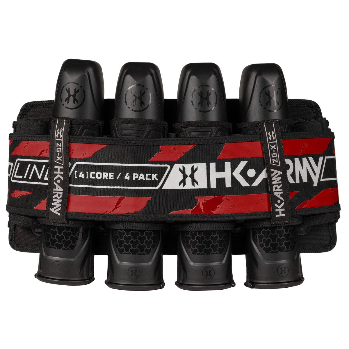 HK Army ZERO-GX Harness Pod Pack 3+2 4+3 5+4 std config, pod pack harness, stable waist fit, for organized reloads, display angle