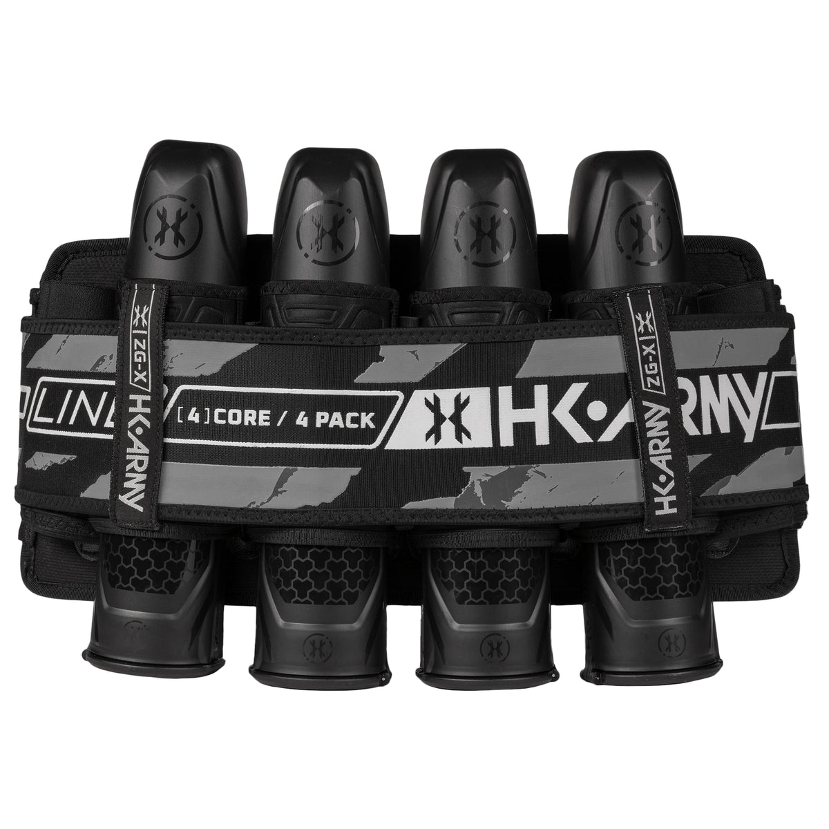 HK Army ZERO-GX Harness Pod Pack 3+2 4+3 5+4 std config, pod pack harness, quick pod access, for organized reloads, hardware detail