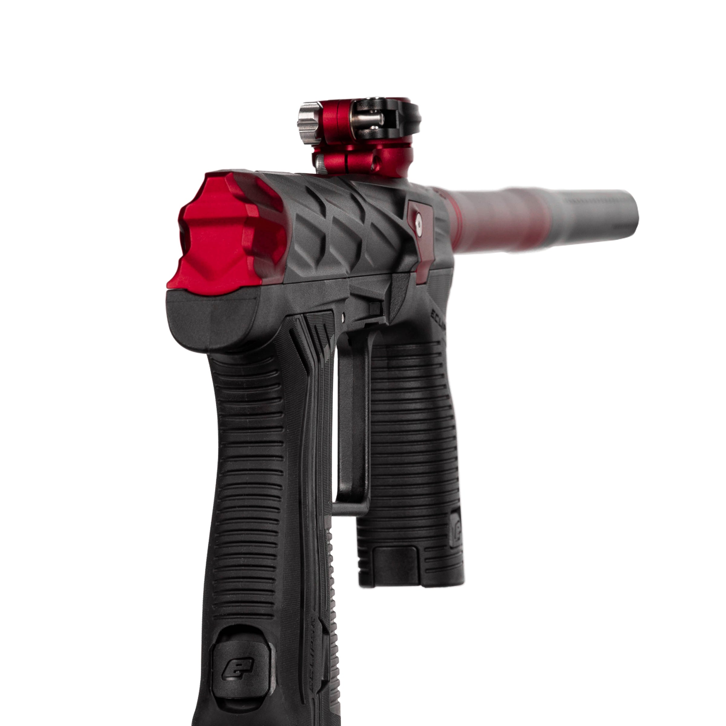 HK Army x Planet Eclipse ETHA3 MTL Hive Lava Electronic Gun std config, marker, ready to play feel, for woodsball play, side profile
