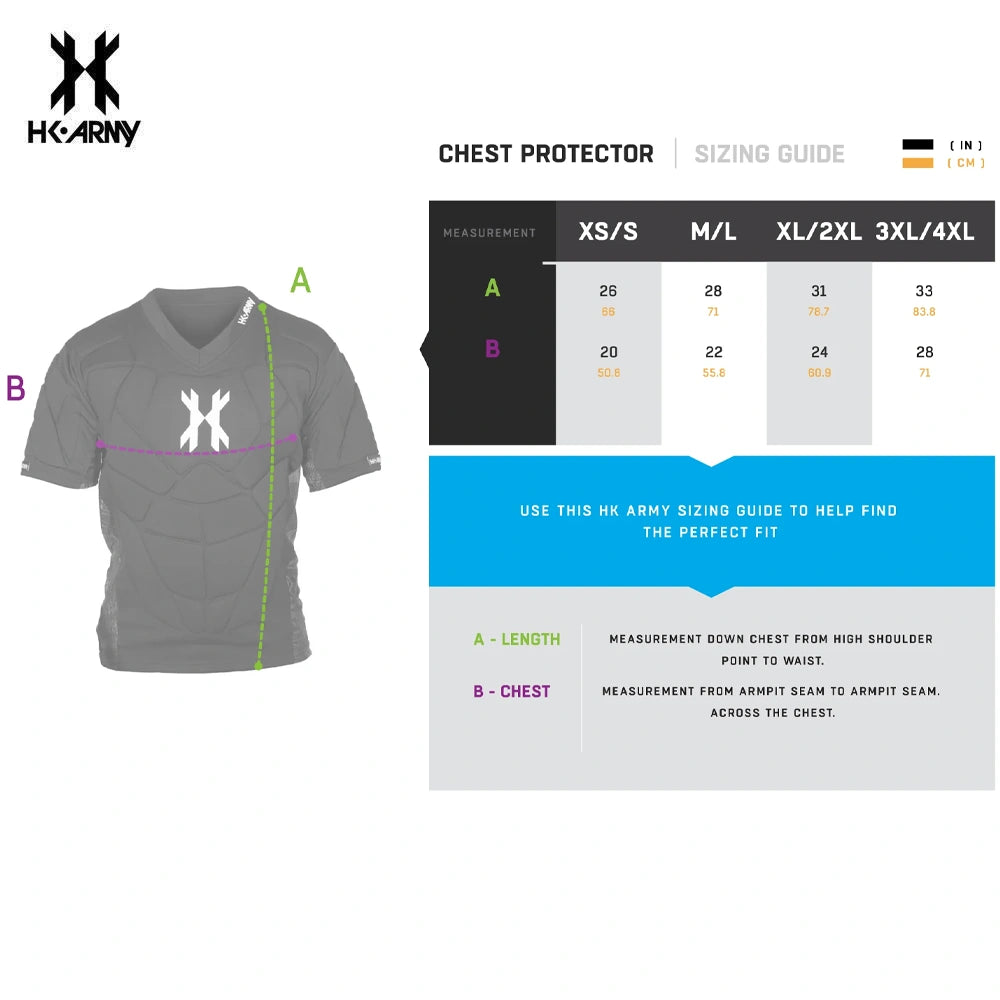 HK Army Crash Paintball Chest Protector – Padded Protection Shirt