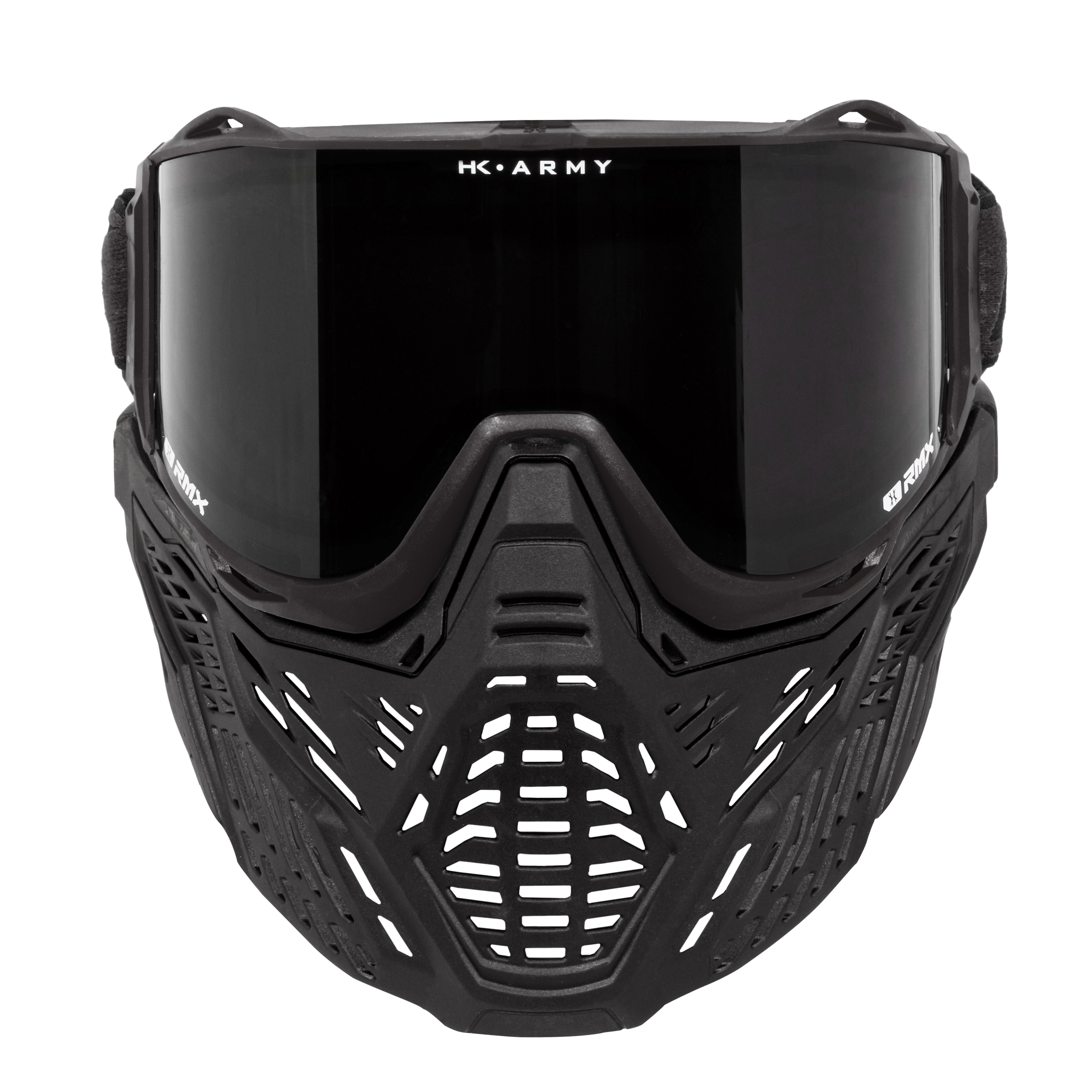 HK Army RMX Paintball Mask Goggle System Black front view