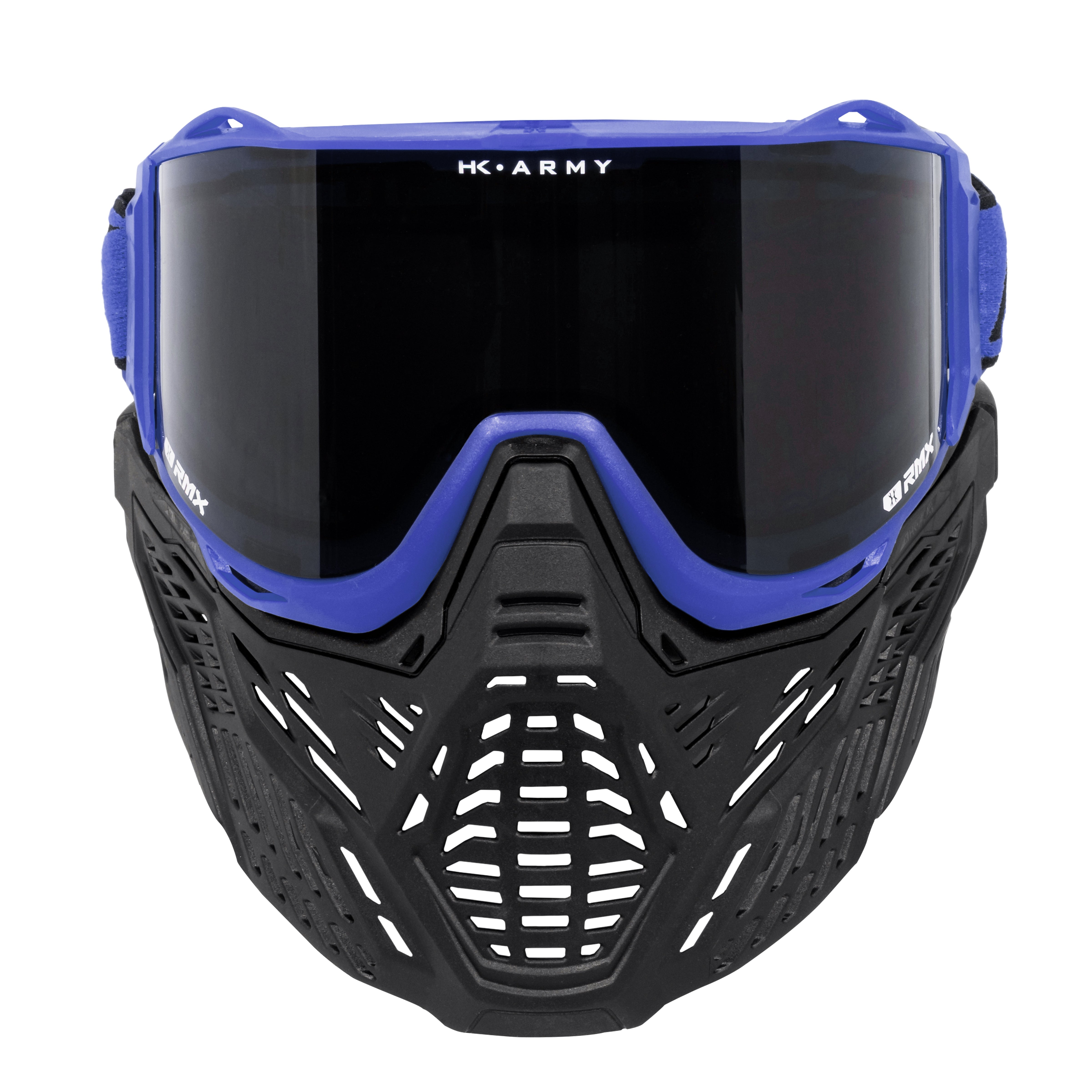 HK Army RMX Paintball Mask Goggle System Blue front view