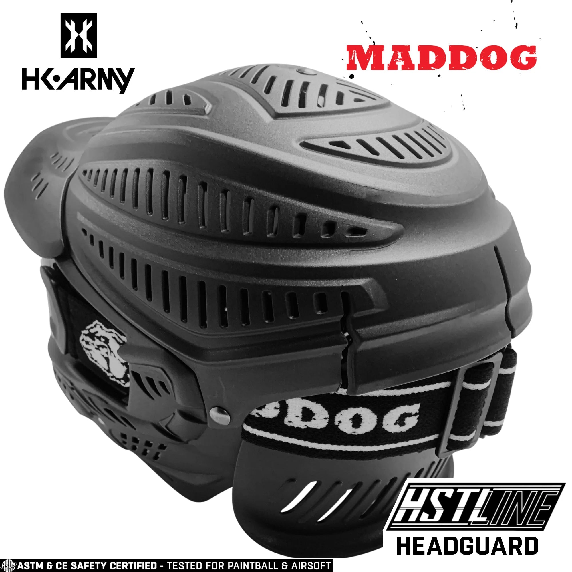 Maddog HK Army HSTL HEADGUARD Goggle Paintball Airsoft Mask with Anti Fog Thermal Lens | Choose Lens Color