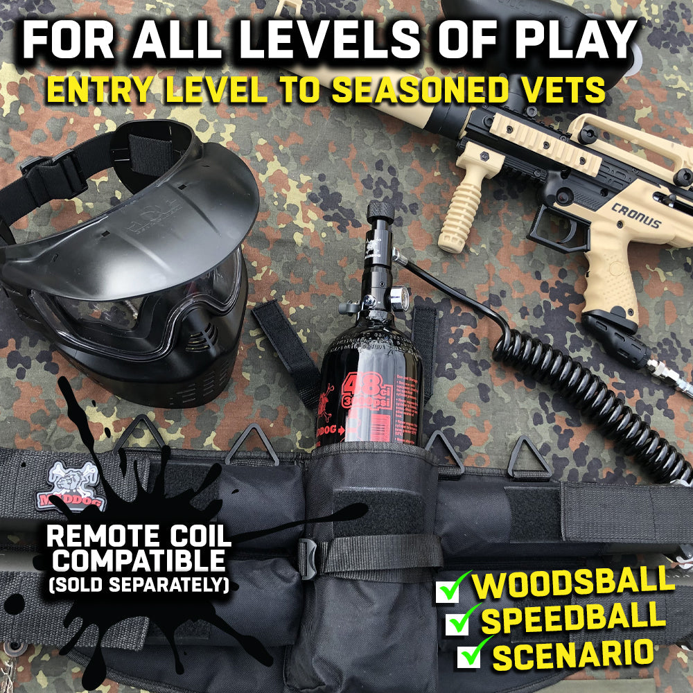 CLEARANCE Maddog 48/3000 Compressed Air Aluminum HPA Paintball Tank with Regulator | Open Box - Used But NOT Abused