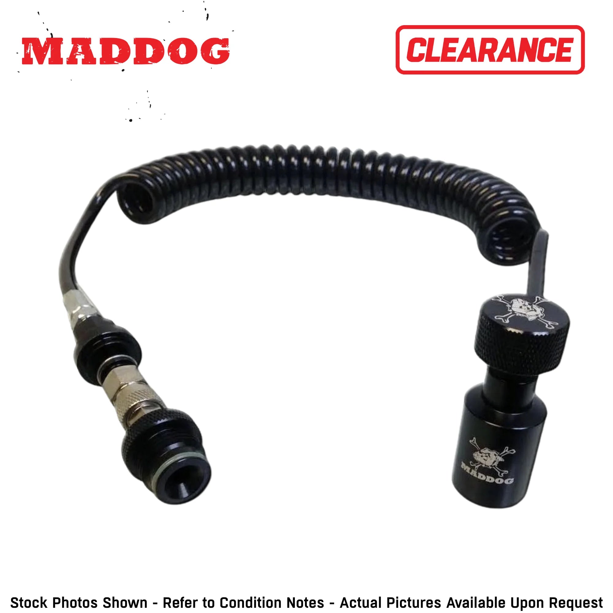 Maddog Quick Disconnect Tank Remote Slidecheck Remote Coil choose remote type, accessory, everyday kit utility, for gear bags, side profile