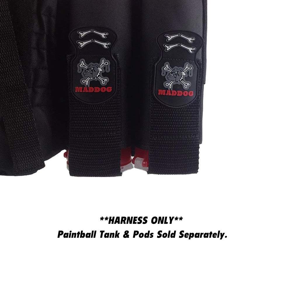Maddog 4+1 Vertical Paintball Harness Maddog