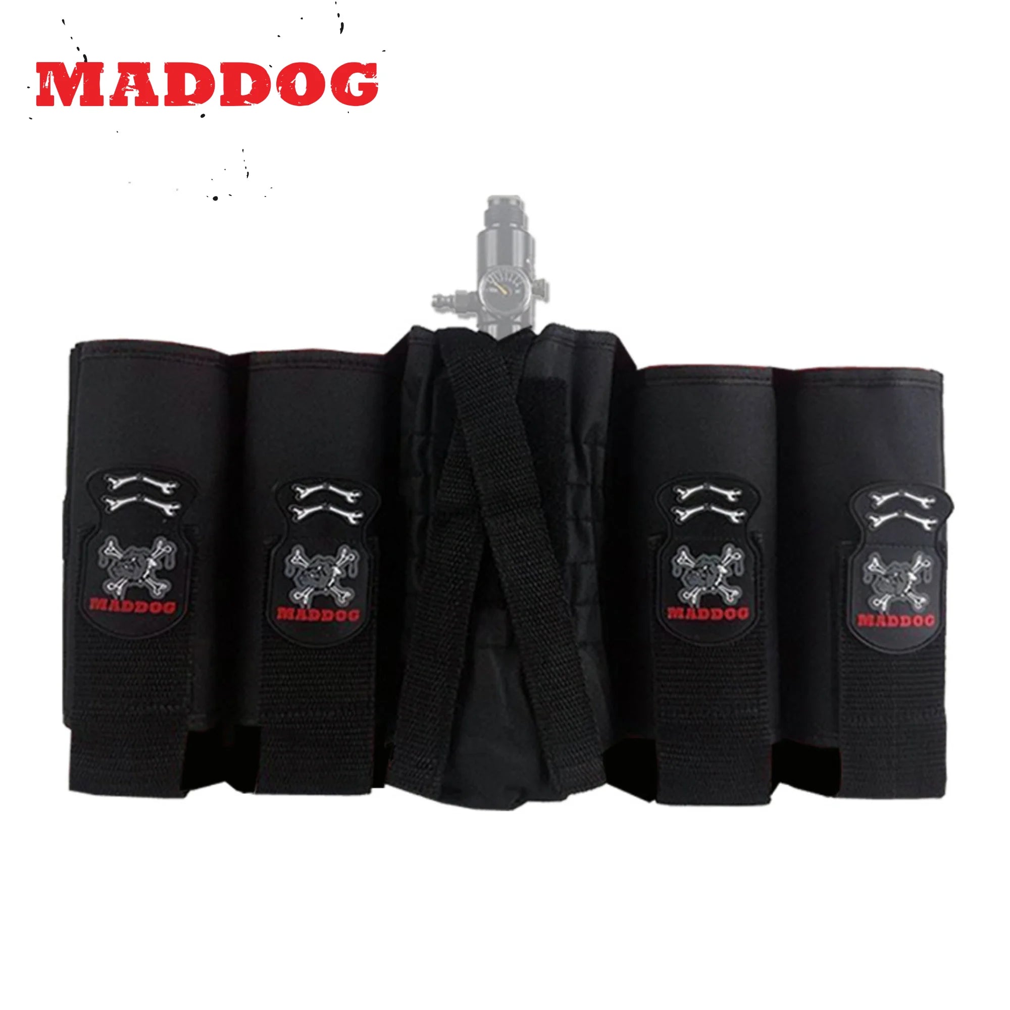 Maddog 4+1 Vertical Paintball Harness Pod Pack | Harness Only