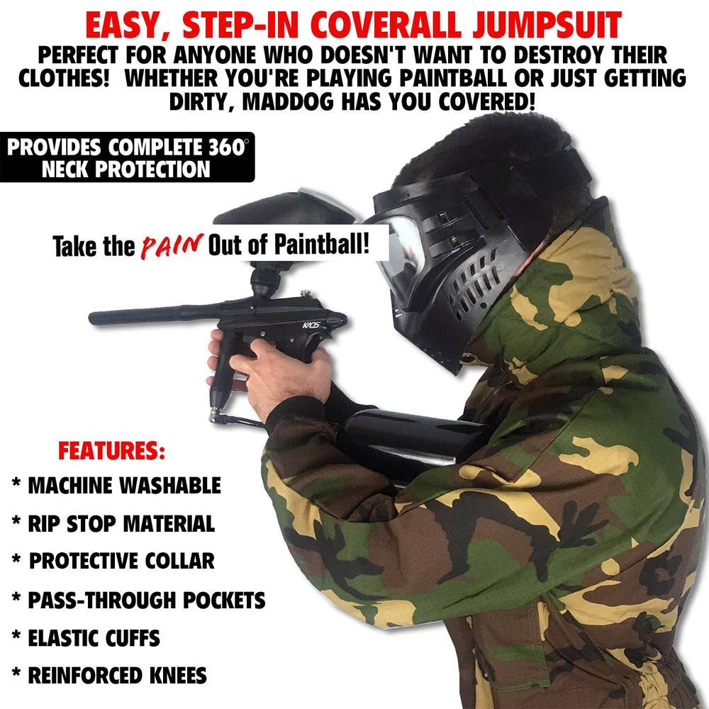 Maddog Tactical Paintball Rip Stop Coverall Jumpsuit Maddog
