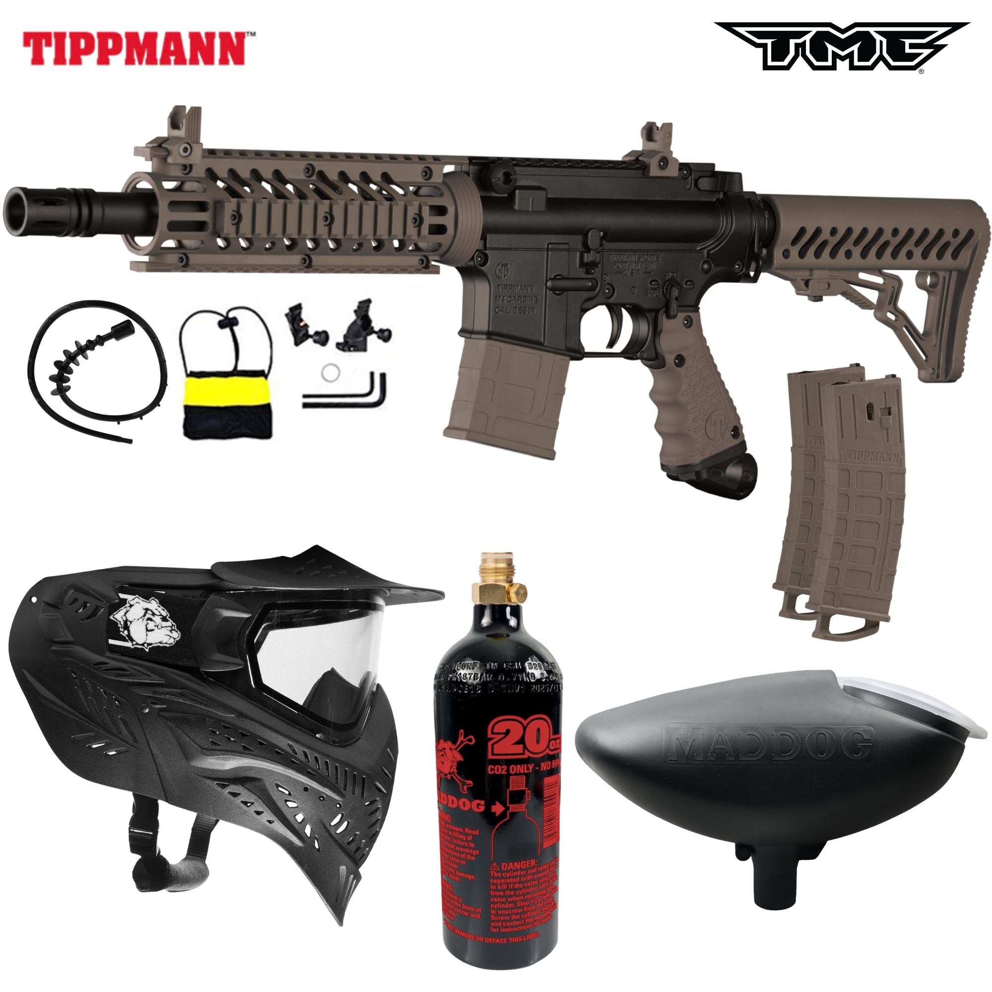 Tippmann TMC MagFed Paintball Gun Packages (All-In-One Kits)