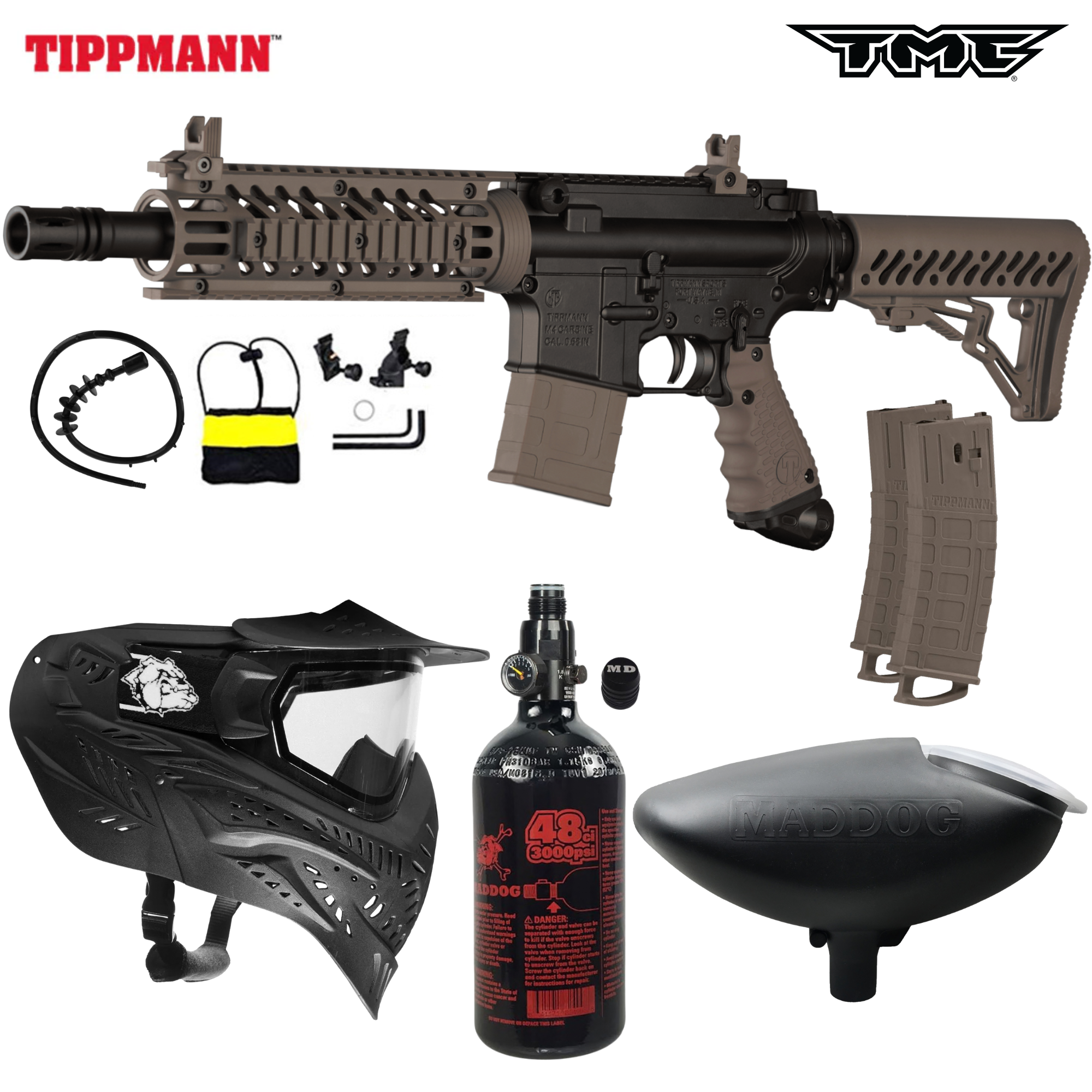 Tippmann TMC MagFed Paintball Gun Packages (All-In-One Kits)
