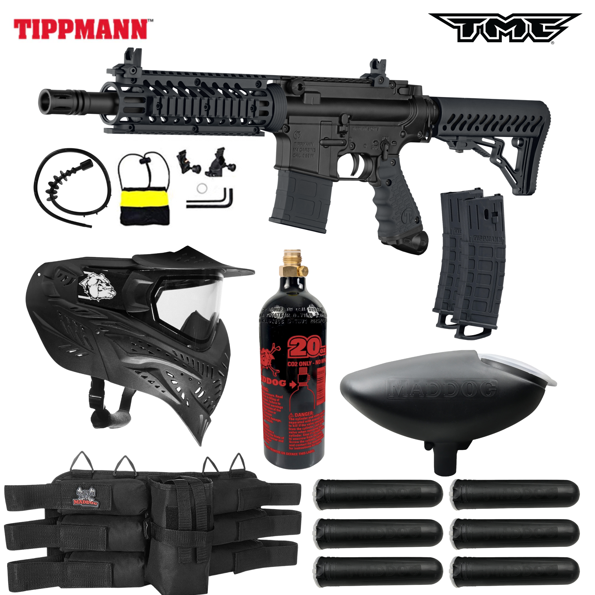 Tippmann TMC MagFed Paintball Gun Packages (All-In-One Kits)