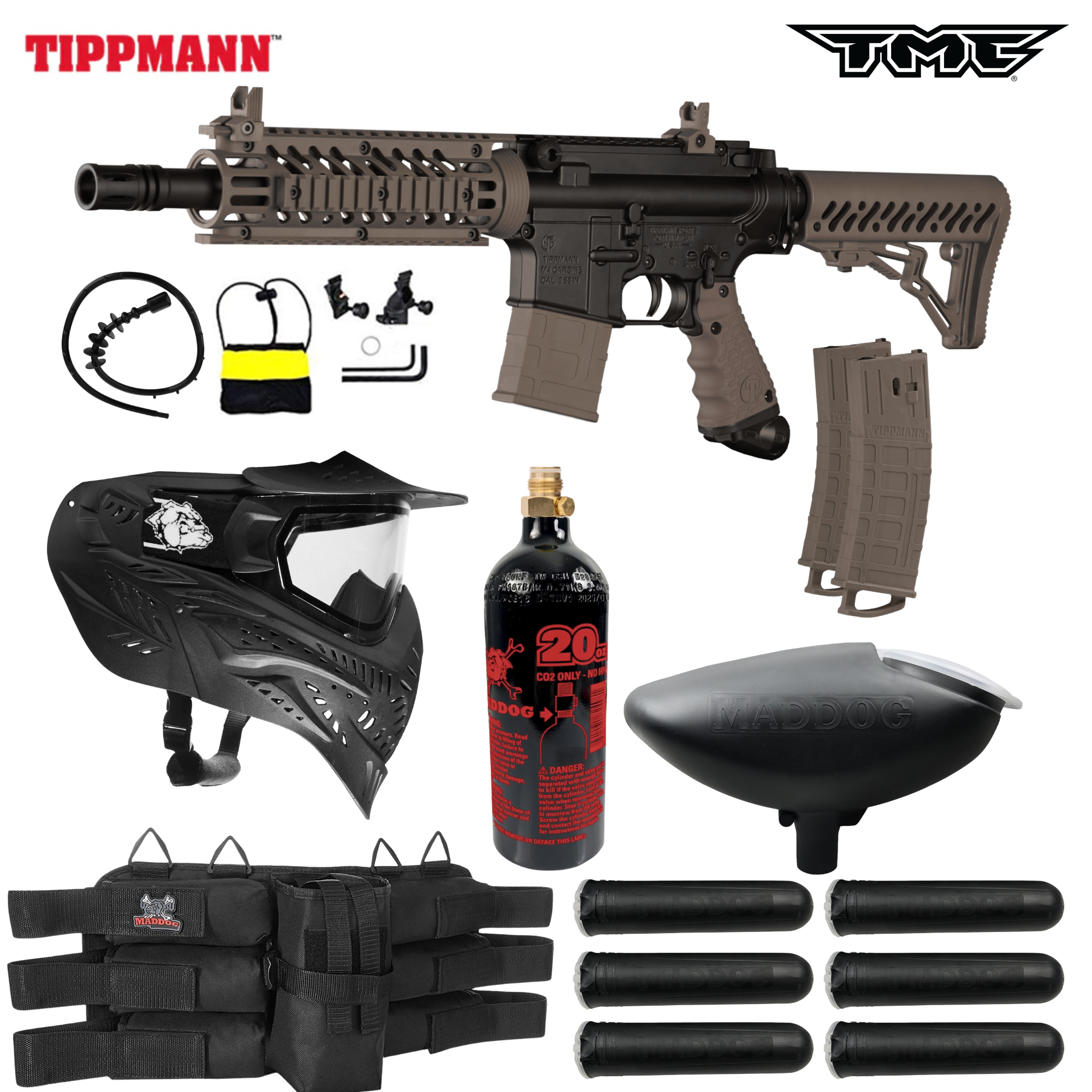 Tippmann TMC MagFed Paintball Gun Packages (All-In-One Kits)