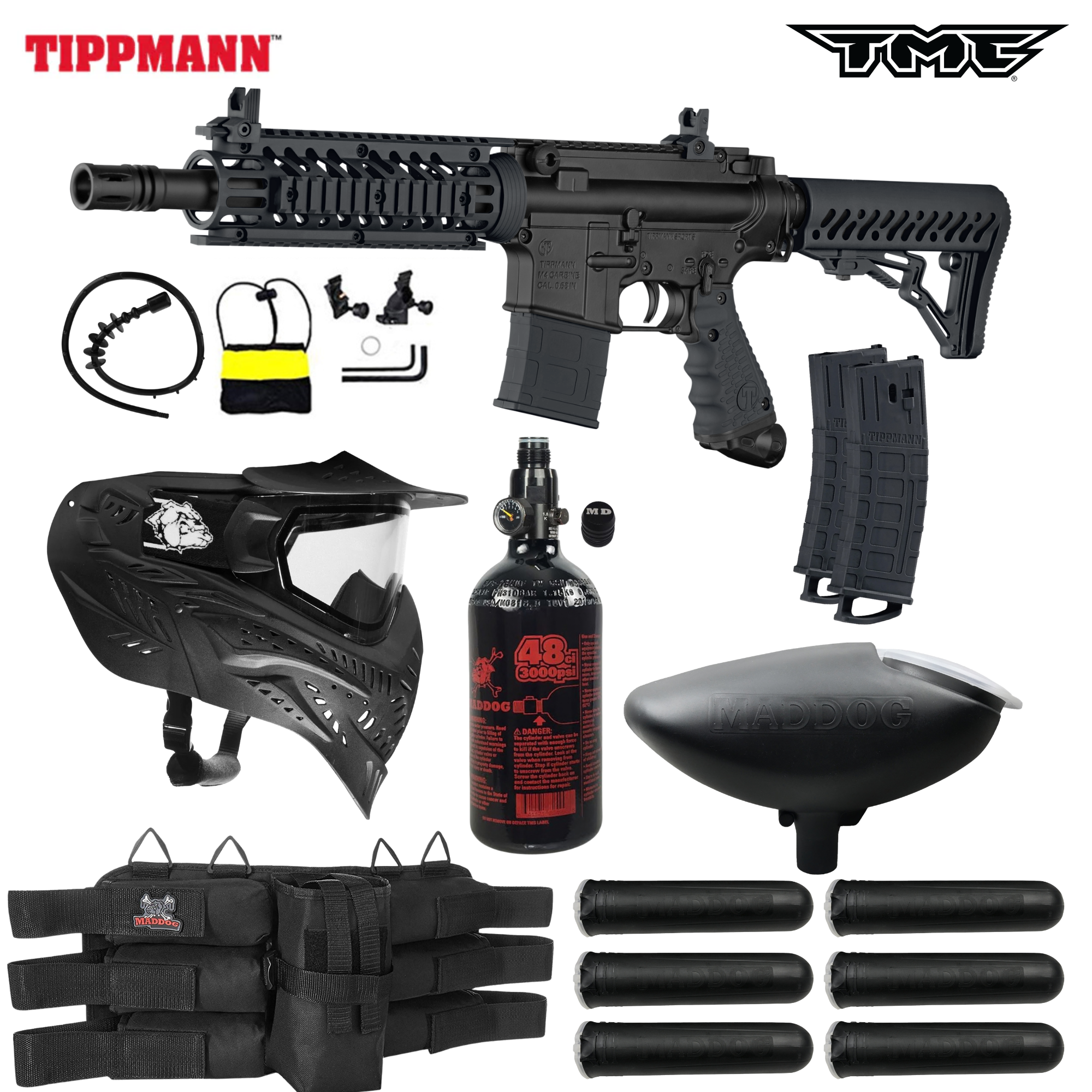 Tippmann TMC MagFed Paintball Gun Packages (All-In-One Kits)
