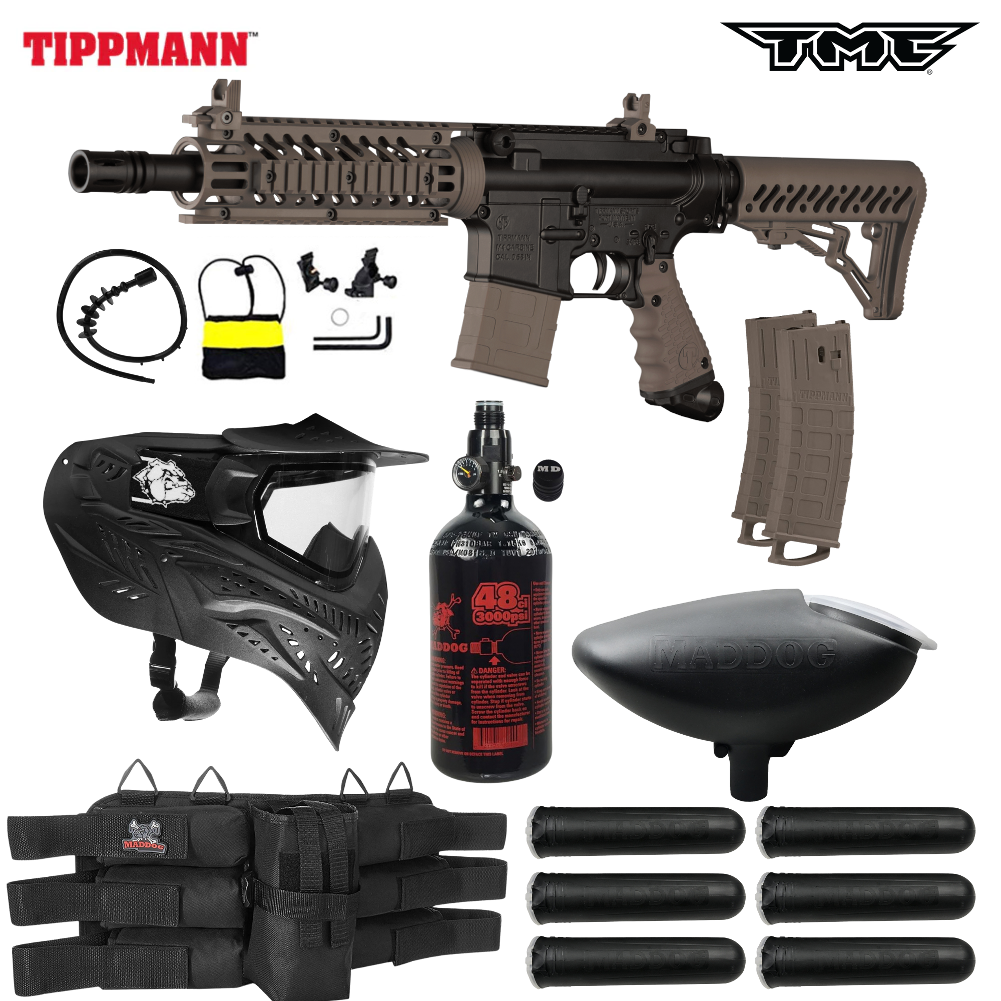Tippmann TMC MagFed Paintball Gun Packages (All-In-One Kits)