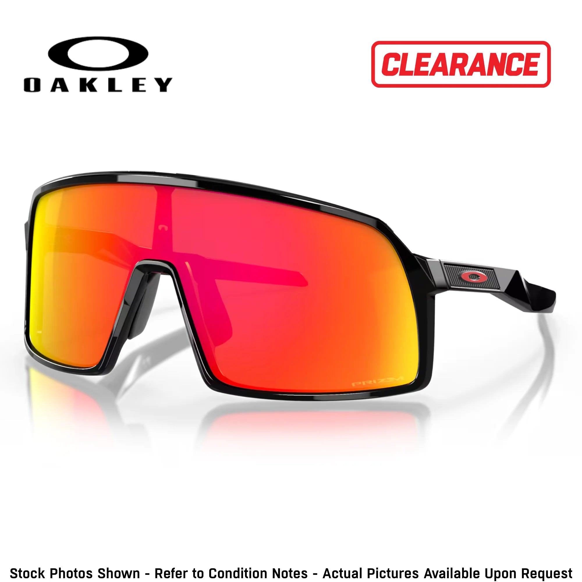 CLEARANCE Oakley Sutro Sunglasses with Polished Black Frame and Prizm Black Lenses