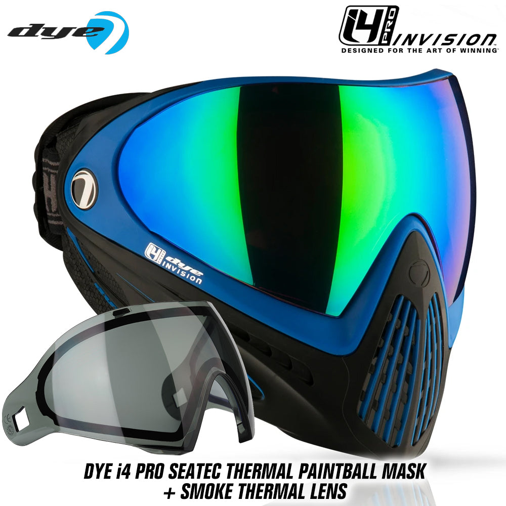 Dye I4 PRO Thermal Paintball Mask Goggles + Thermal Lens Options