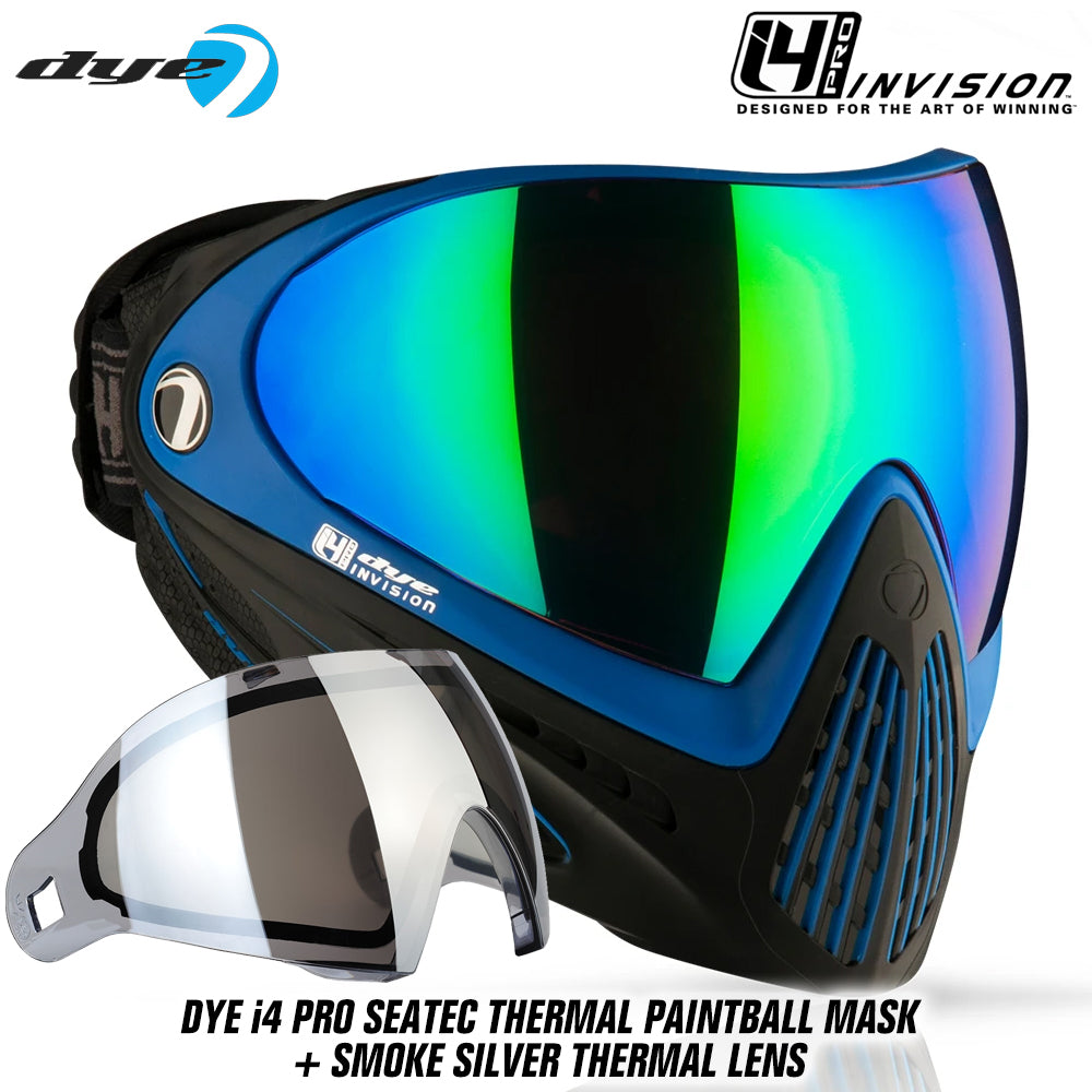 Dye I4 PRO Thermal Paintball Mask Goggles + Thermal Lens Options