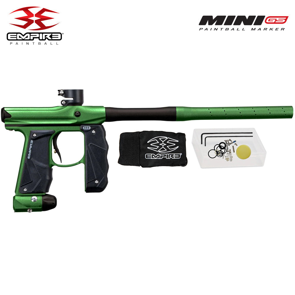 Empire Mini GS Electronic Full Auto Paintball Gun Marker w/ 68/4500 Carbon Fiber HPA Paintball Tank & Empire Halo Too Electronic Paintball Loader Starter Package