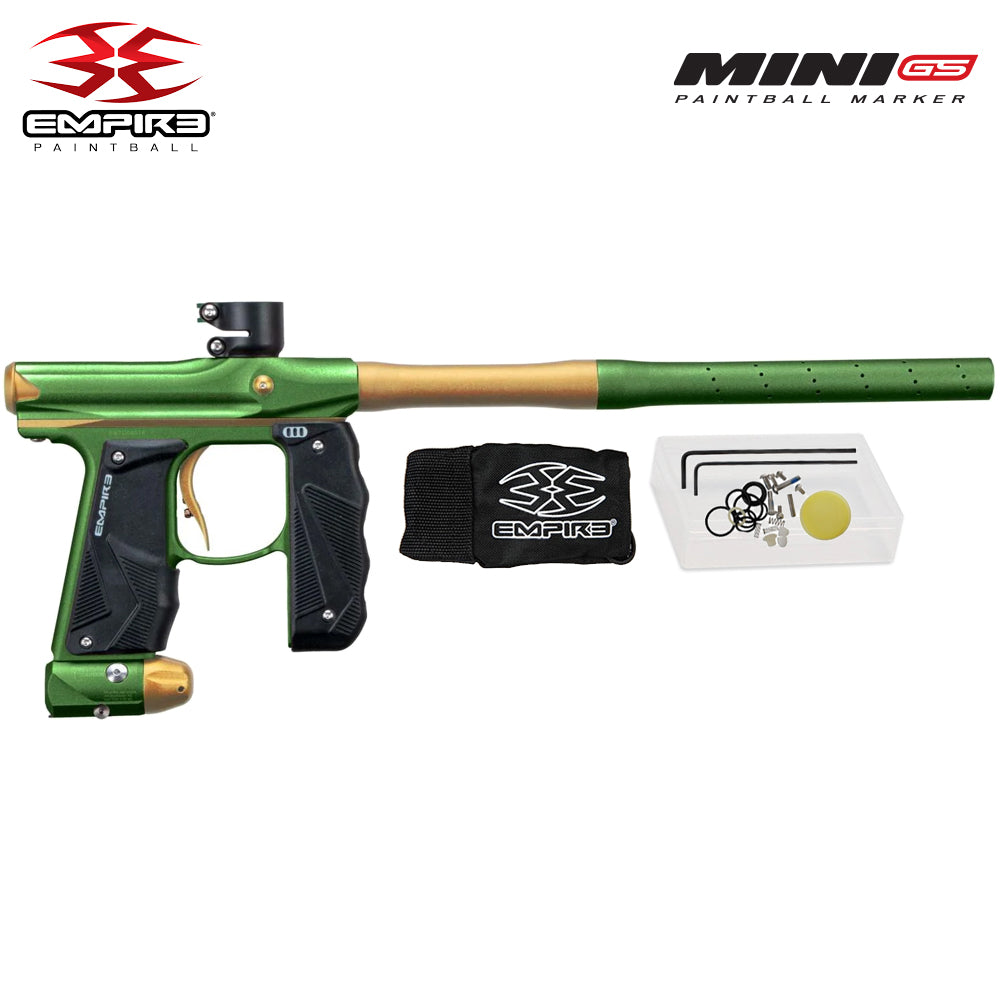 Empire Mini GS Electronic Full Auto Paintball Gun Marker w/ 68/4500 Carbon Fiber HPA Paintball Tank & Empire Halo Too Electronic Paintball Loader Starter Package