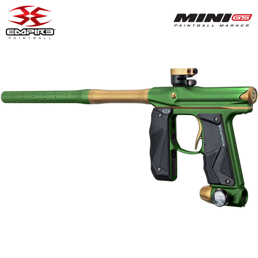 Empire Mini GS Electronic Full Auto Paintball Gun Marker w/ 68/4500 Carbon Fiber HPA Paintball Tank & Empire Halo Too Electronic Paintball Loader Starter Package