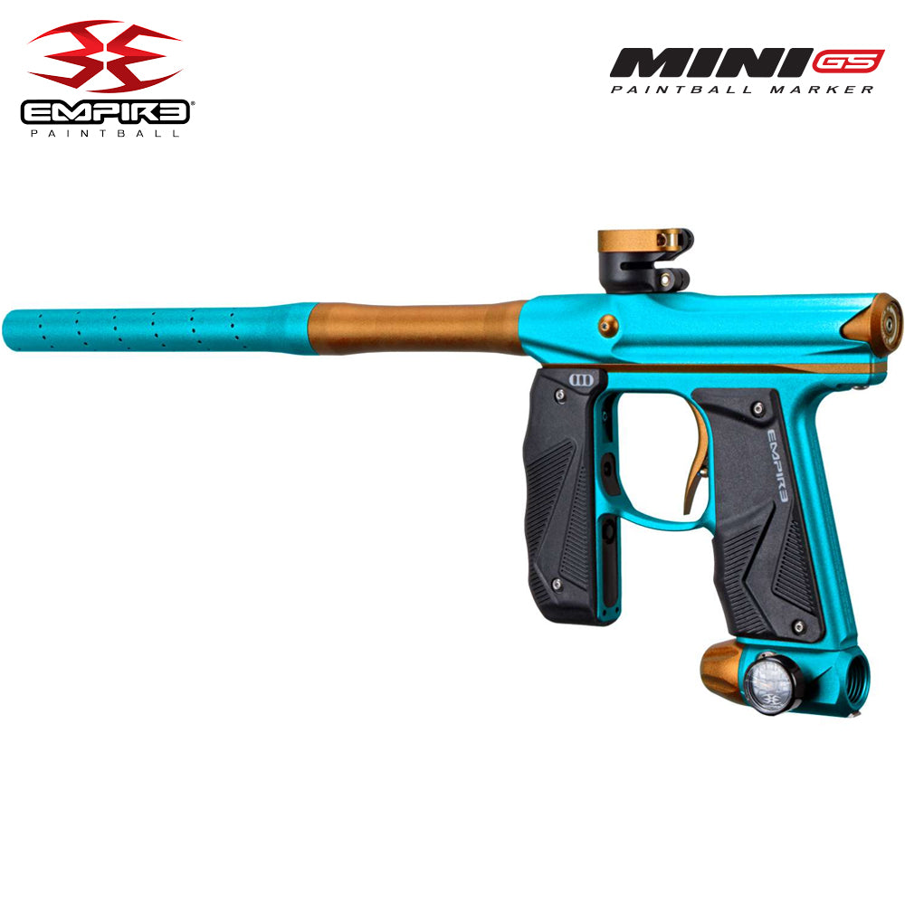 Empire Mini GS Electronic Full Auto Paintball Gun Marker w/ 68/4500 Carbon Fiber HPA Paintball Tank & Empire Halo Too Electronic Paintball Loader Starter Package