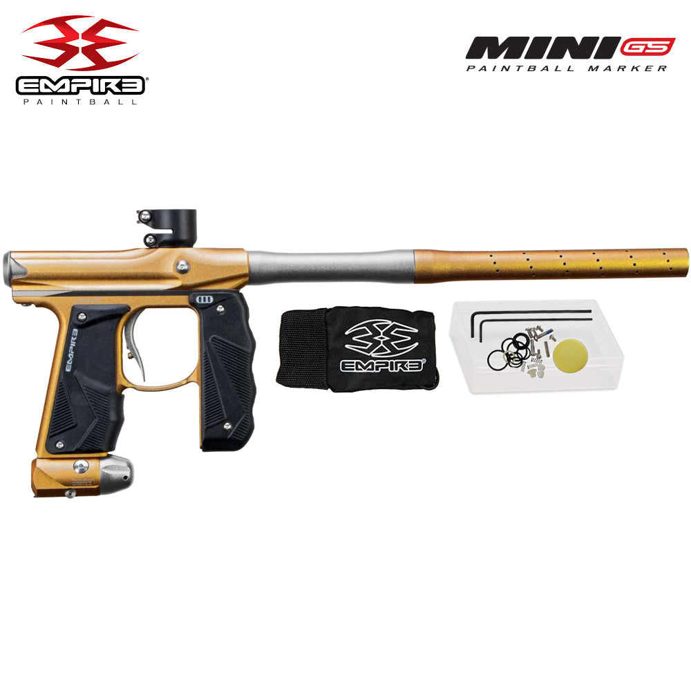 Empire Mini GS Electronic Full Auto Paintball Gun Marker w/ 68/4500 Carbon Fiber HPA Paintball Tank & Empire Halo Too Electronic Paintball Loader Starter Package