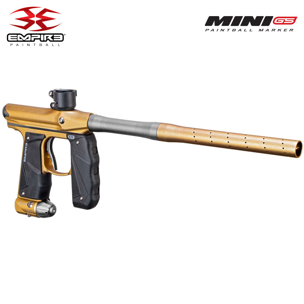 Empire Mini GS Electronic Full Auto Paintball Gun Marker w/ 68/4500 Carbon Fiber HPA Paintball Tank & Empire Halo Too Electronic Paintball Loader Starter Package