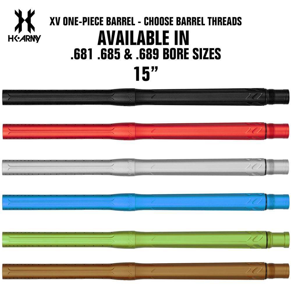 HK Army XV One-Piece Paintball Barrel Upgrade - 15" - PaintballDeals.com