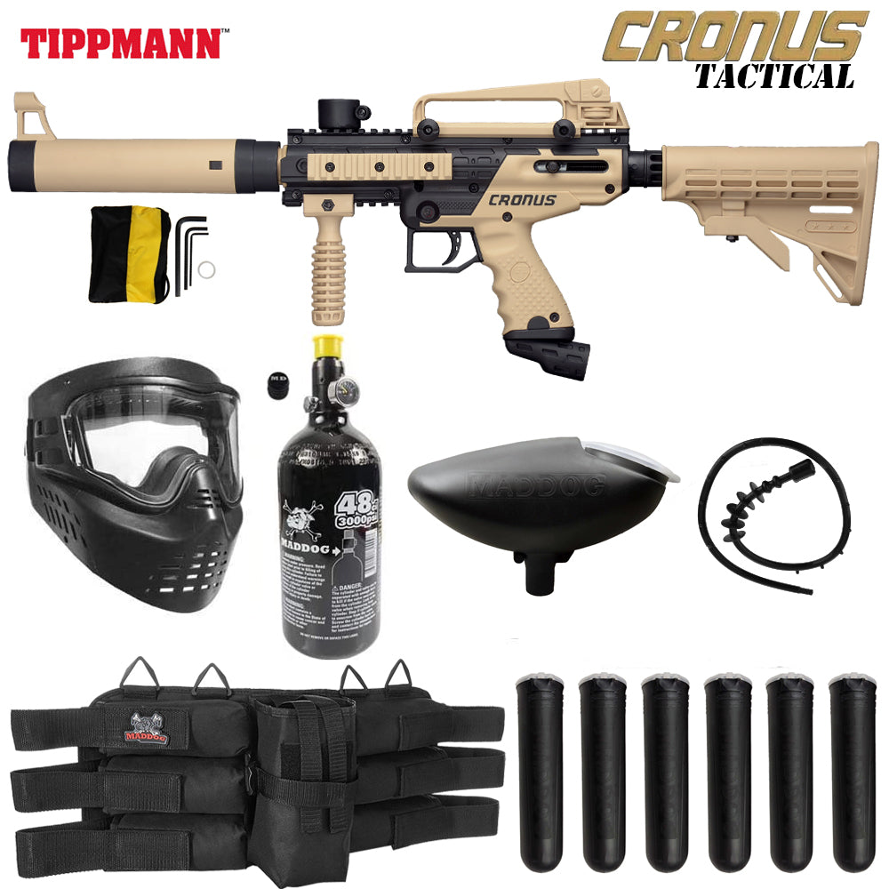 Tippmann Cronus Paintball Gun Marker Packages | Maddog All-In-One Starter Kits