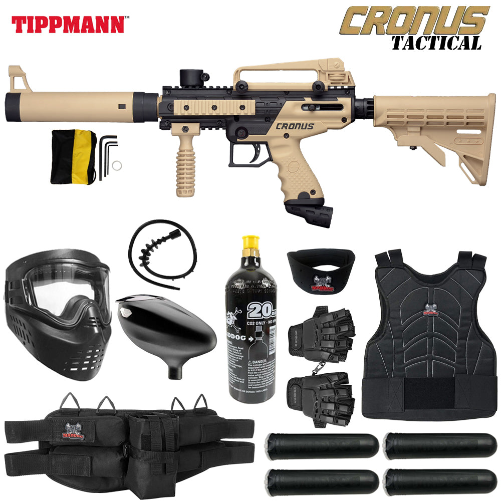 Tippmann Cronus Paintball Gun Marker Packages | Maddog All-In-One Starter Kits