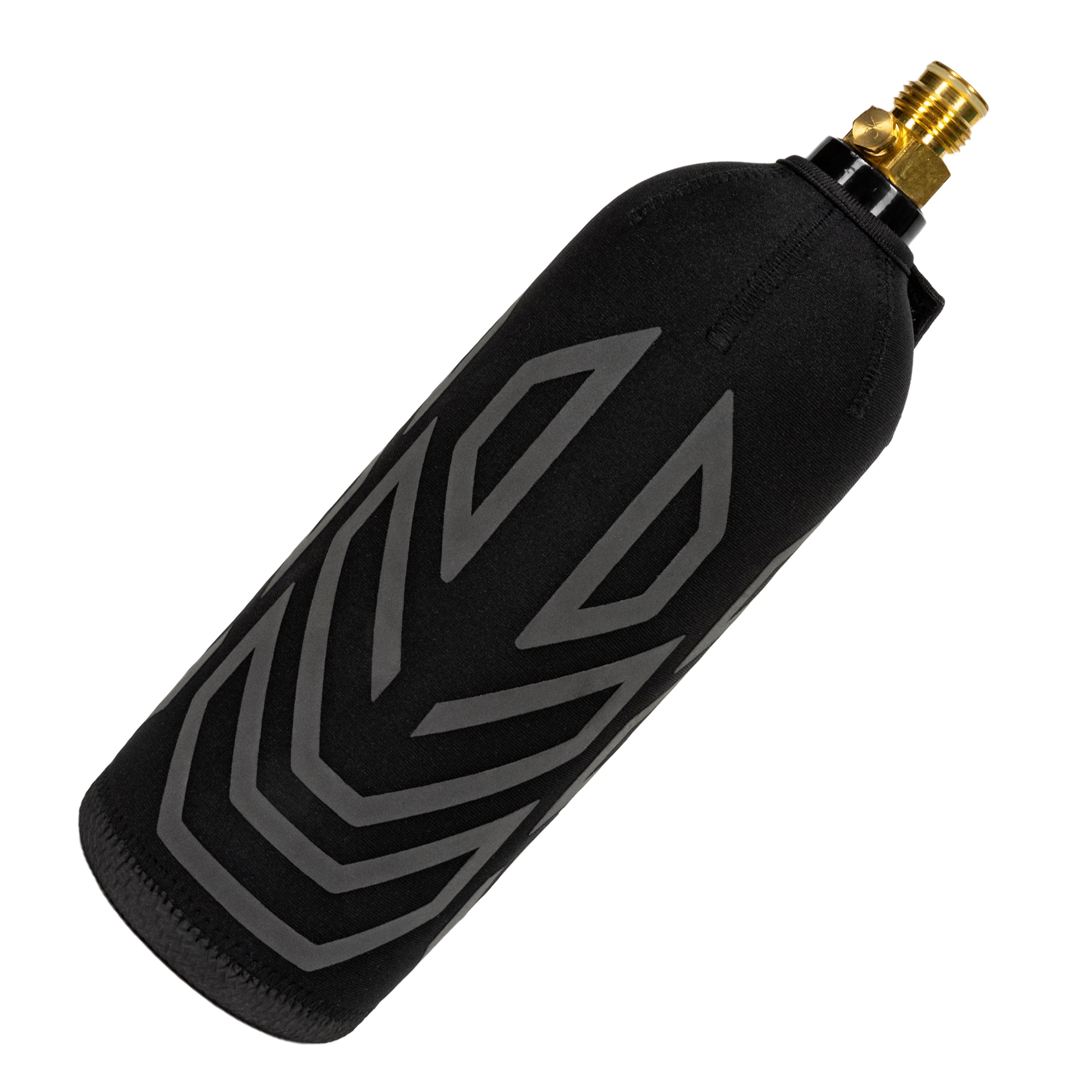 HK Army HSTL Tank Cover 48ci / 20oz std config, HPA tank cover, durable tank cover, for turf slides, overview angle