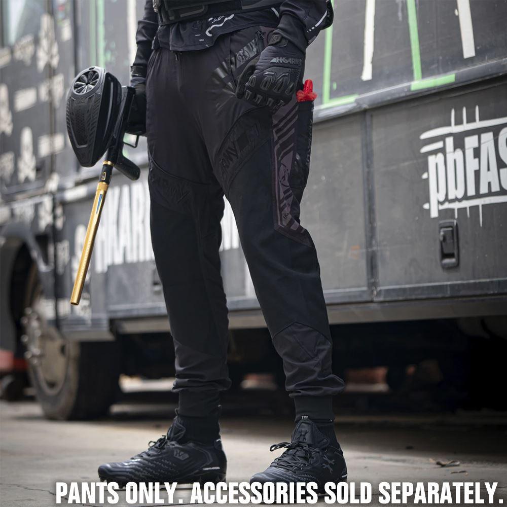 HK Army TRK Air Jogger Pants – Lightweight Performance Blackout color, pants, reinforced game fit, for diving and sliding, side profile