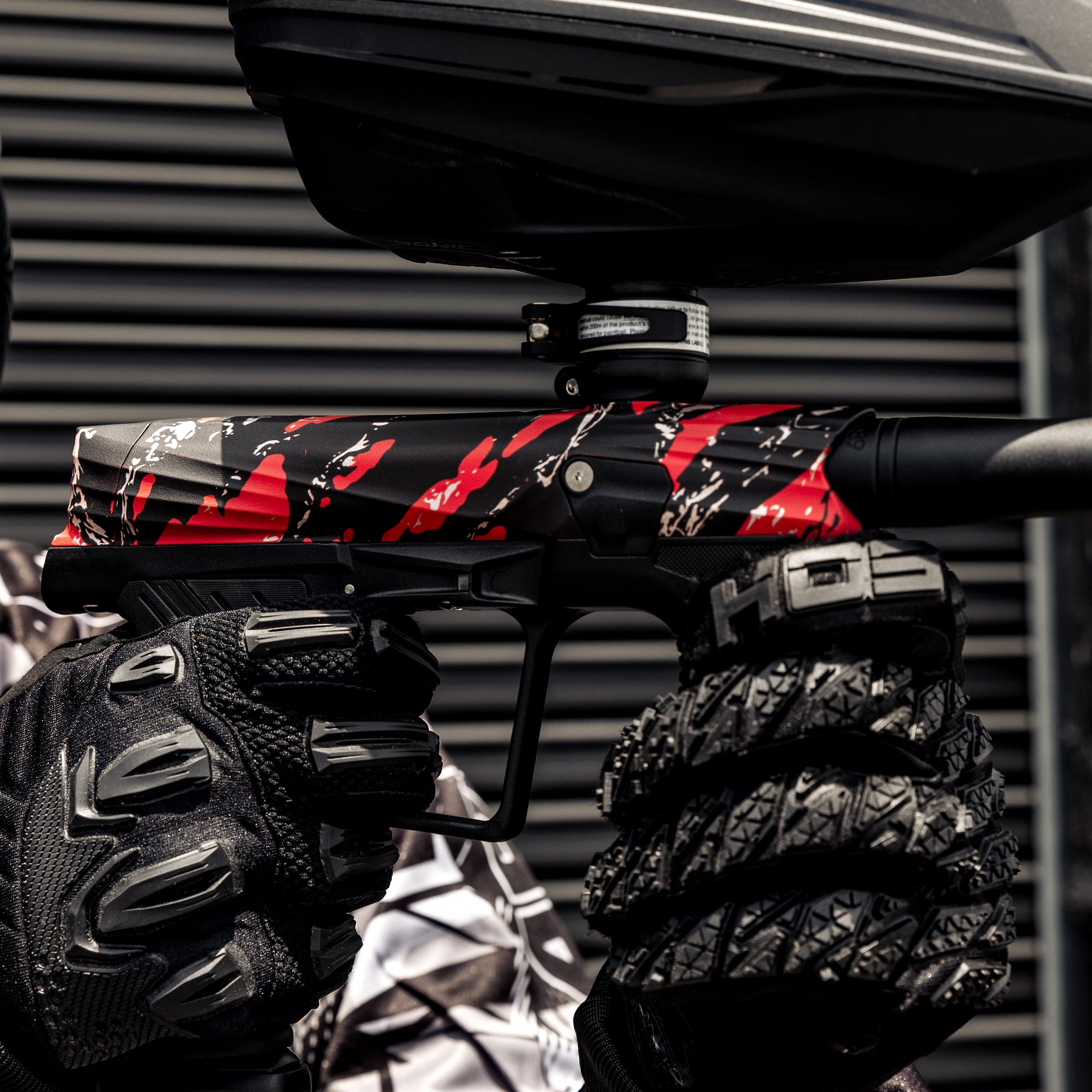 HK Army x Planet Eclipse ETHA3 Fracture Red Electronic Paintball Marker