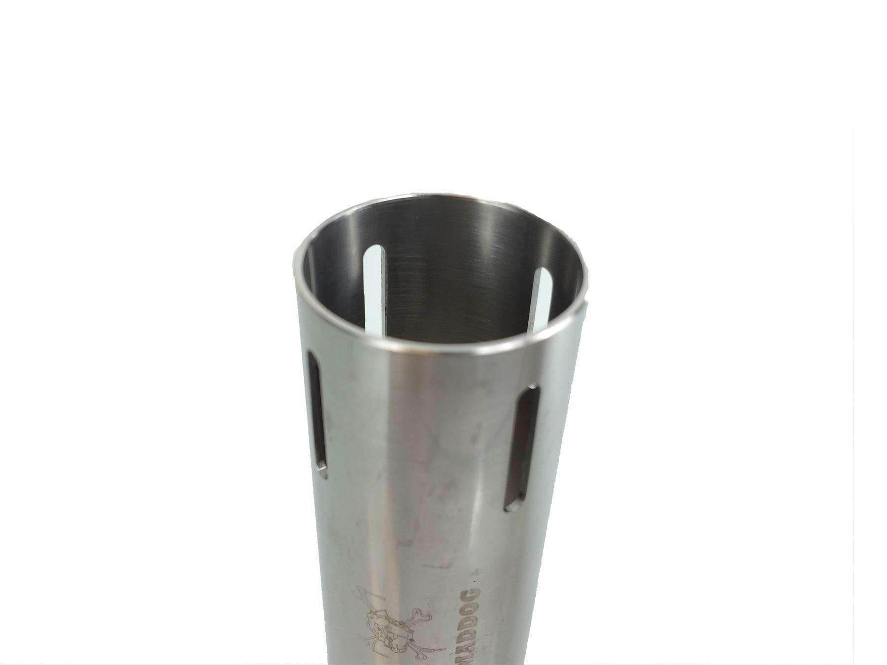 Maddog Sports High Performance Stainless Steel Cylinder std config, accessory, everyday kit utility, for gear bags, side profile