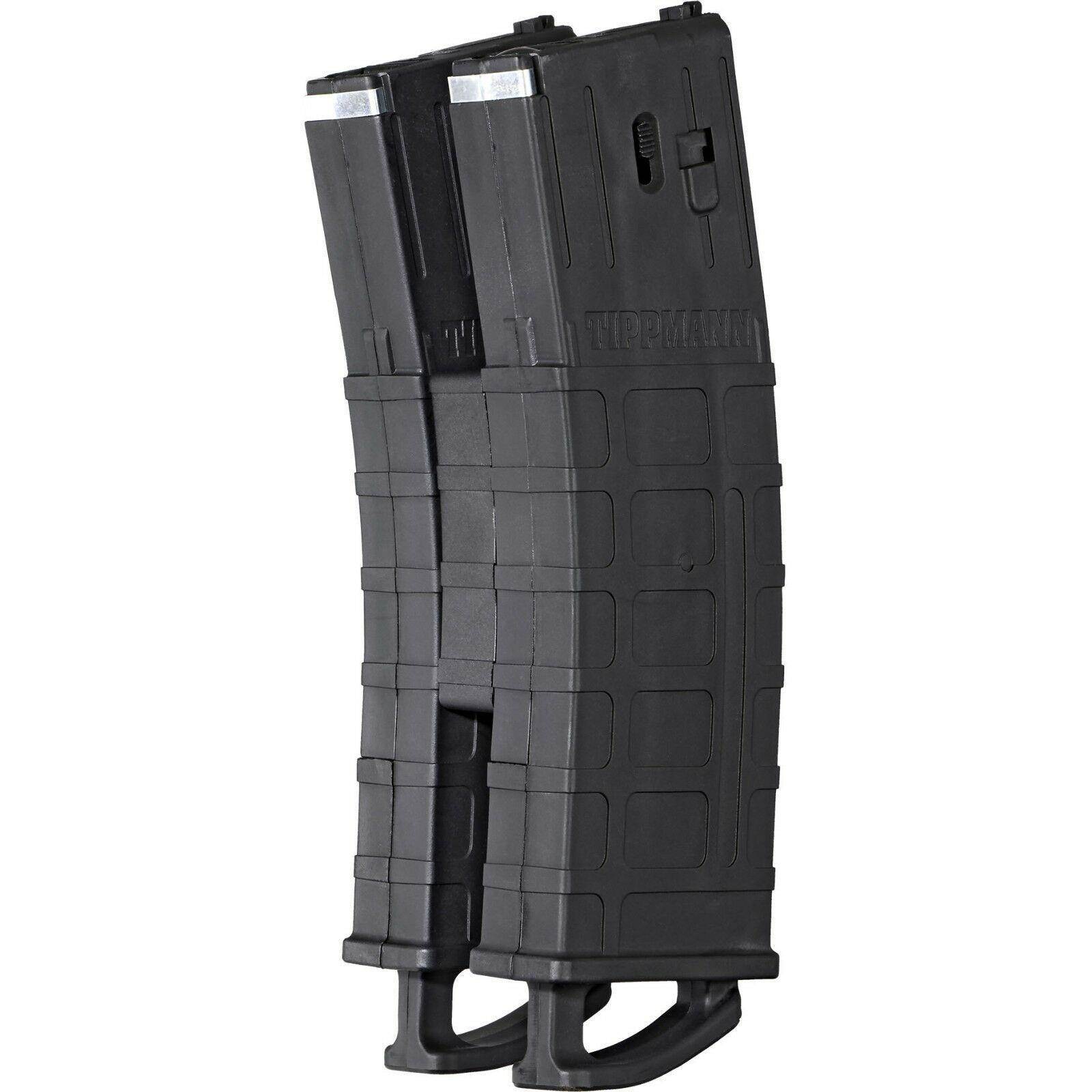 Tippmann TMC .68 Cal Mags w/ Coupler 2 pack Black .68 Cal Retail Box