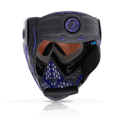 Dye i5 blue grey teal paintball goggles with advanced protection, anti-fog thermal lens, and comfortable secure fit