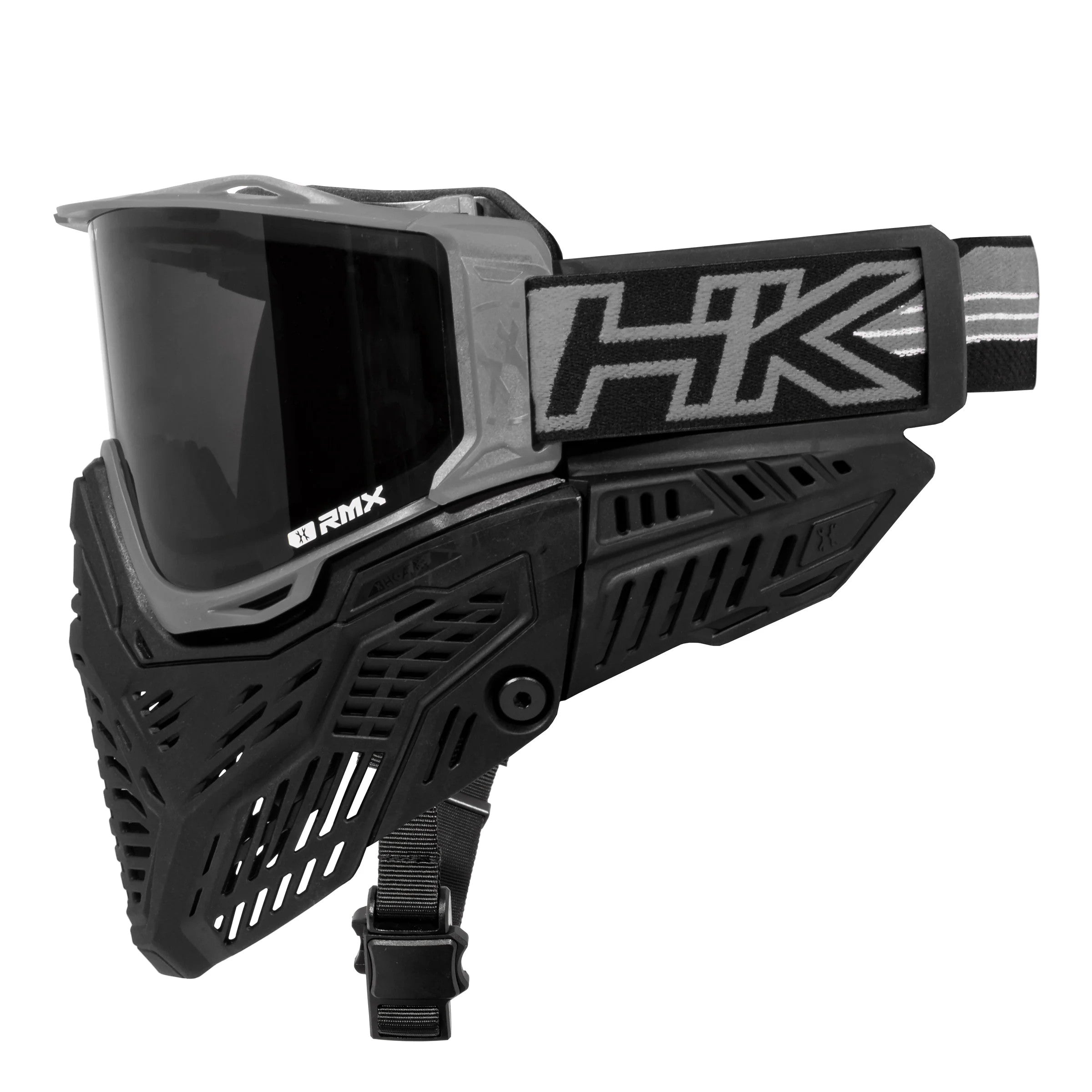 HK Army RMX Paintball Mask Goggle System Grey side view
