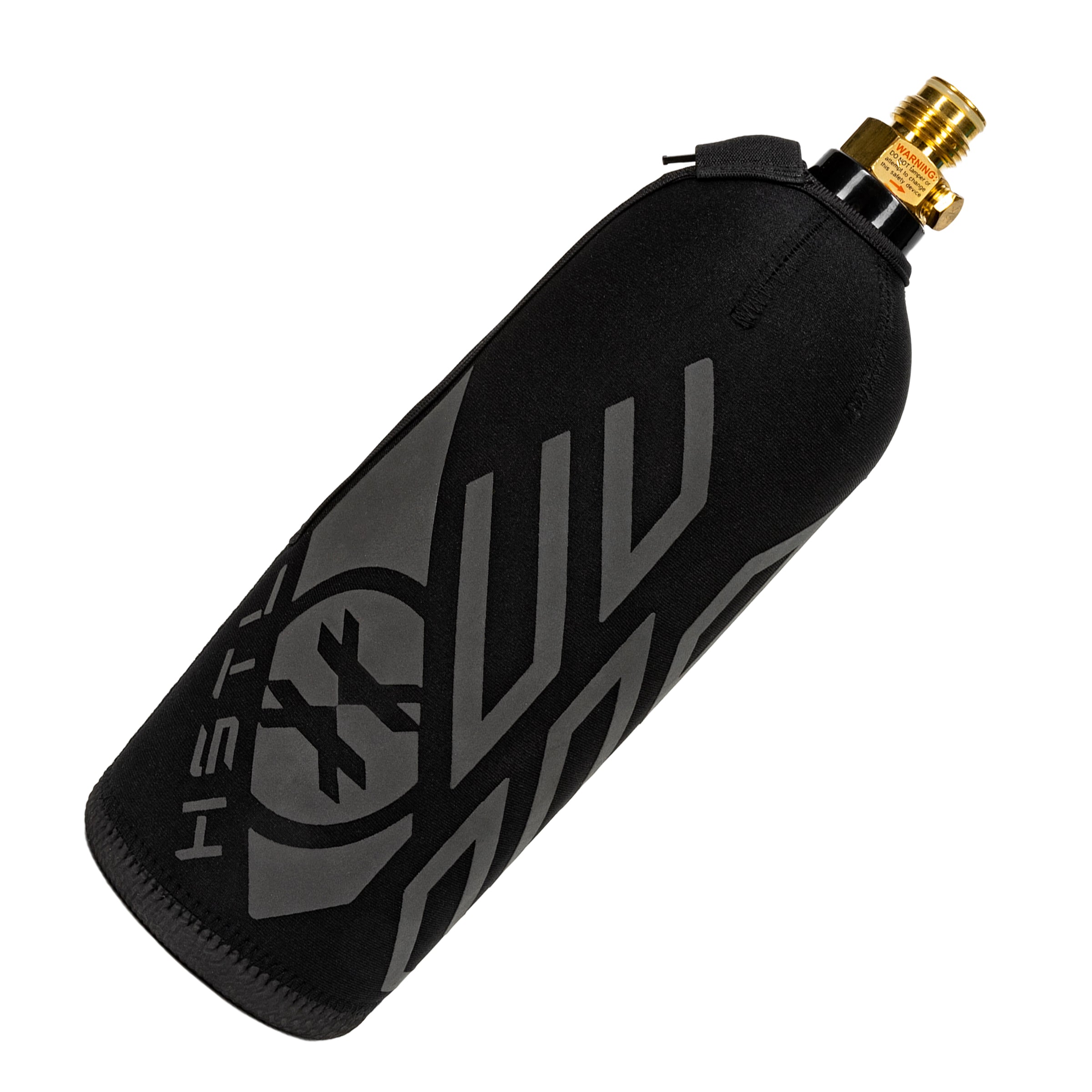 HK Army HSTL Tank Cover 48ci / 20oz std config, HPA tank cover, bottle protection, for turf slides, field ready view