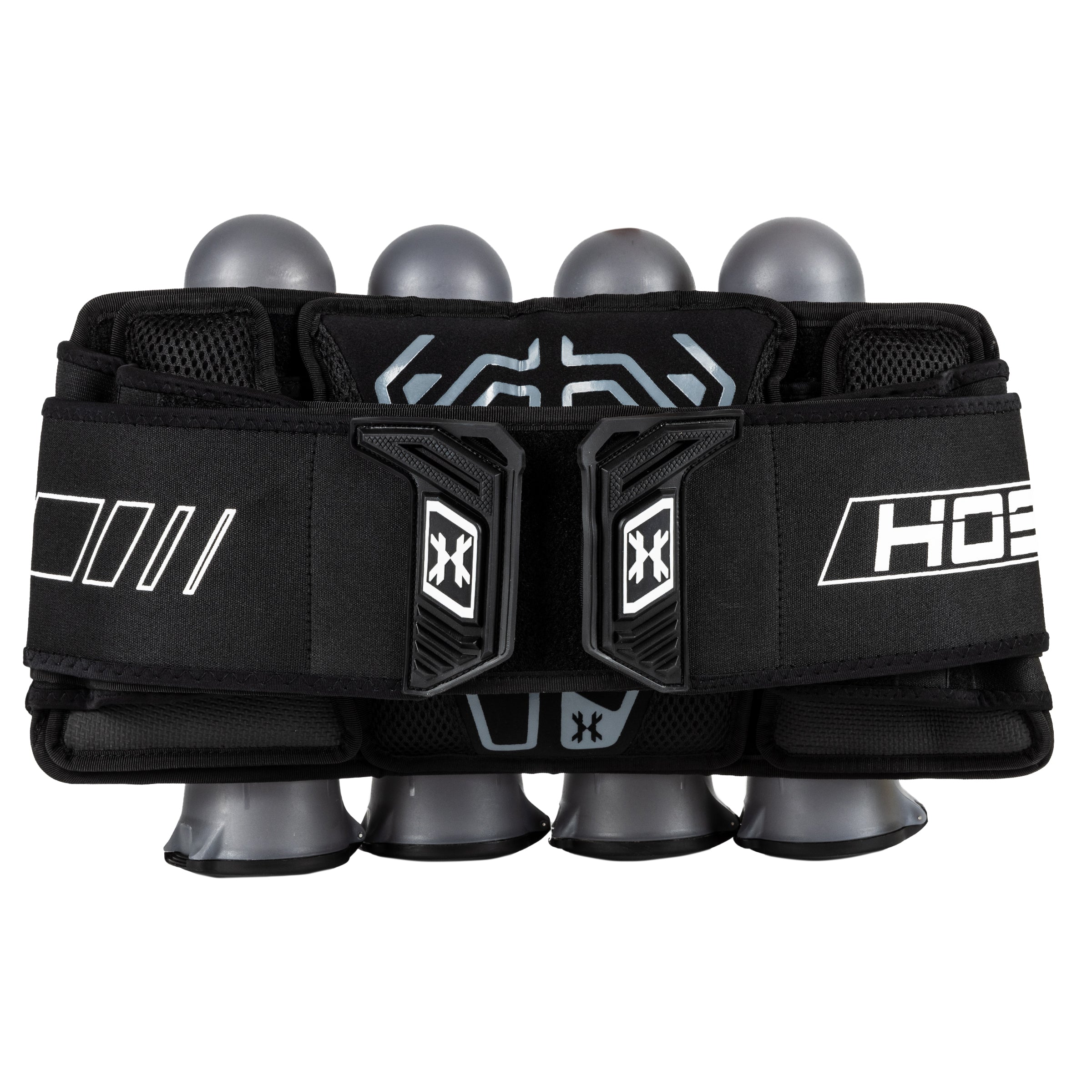 HK Army ZERO-GX Harness Pod Pack 3+2 4+3 5+4 std config, pod pack harness, secure pod carry, for speedball, side profile