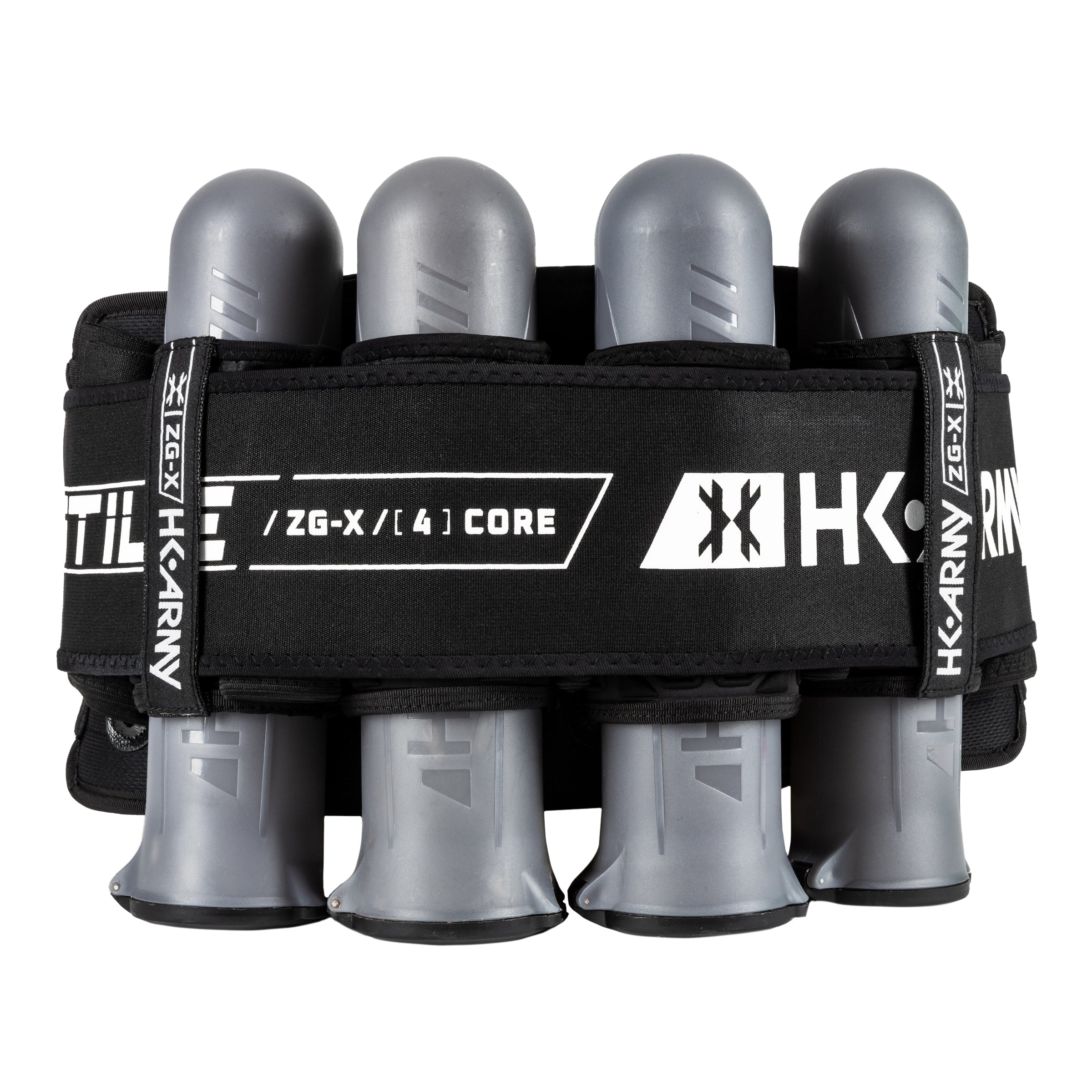 HK Army ZERO-GX Harness Pod Pack 3+2 4+3 5+4 Blaze color, pod pack harness, quick pod access, for bunker moves, side profile