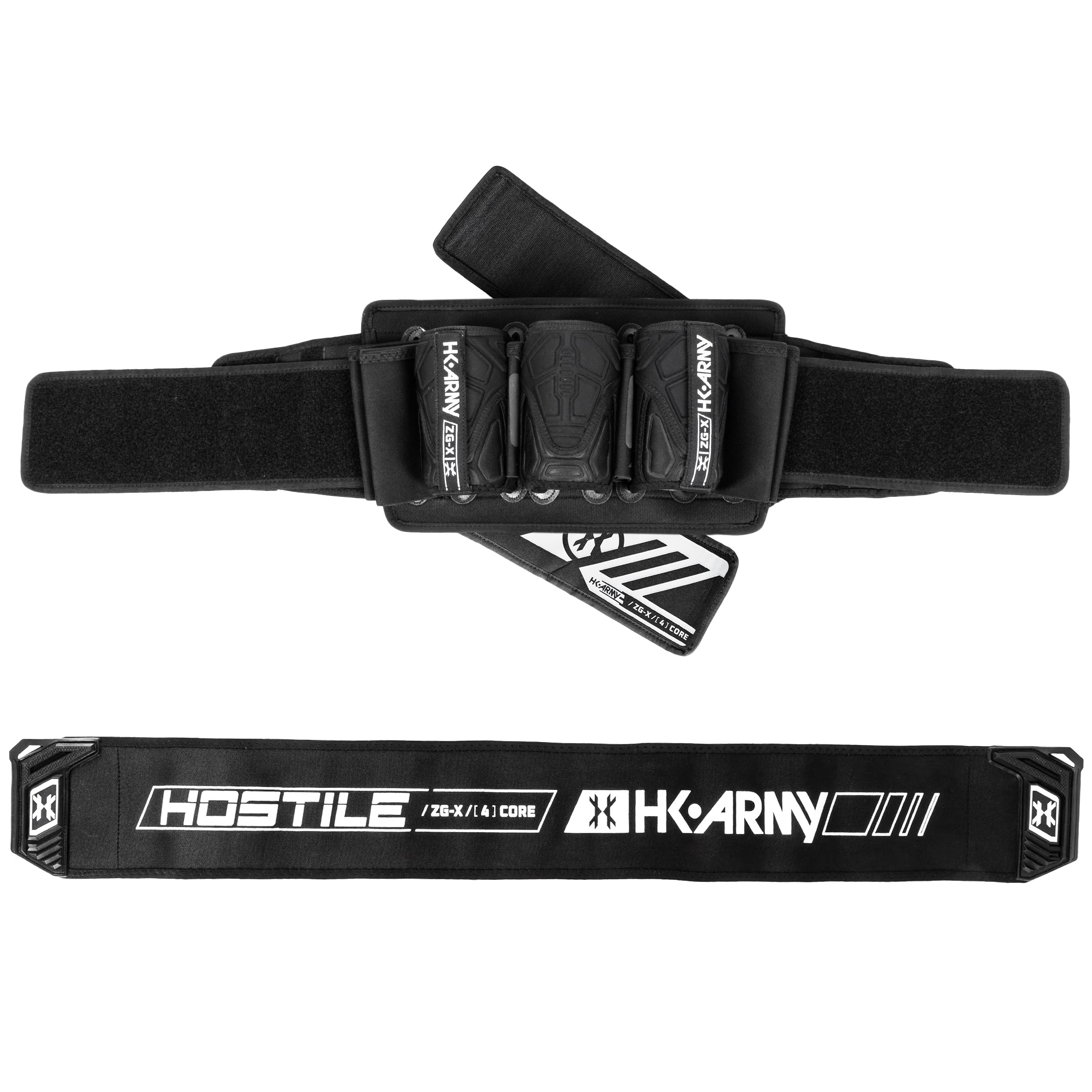 HK Army ZERO-GX Harness Pod Pack 3+2 4+3 5+4 std config, pod pack harness, stable waist fit, for bunker moves, display angle