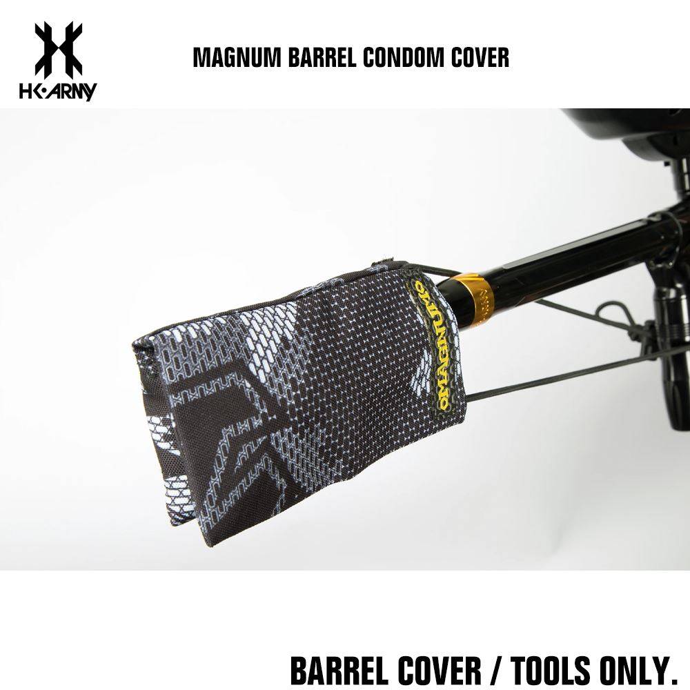 HK Army Magnum Paintball Barrel Condom Cover - Graphite HK Army