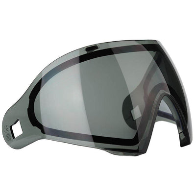 Smoke-tinted Dye I4/I5 Thermal Dyetanium replacement lens for paintball masks with dual-pane anti-fog and scratch-resistant coating