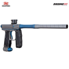 Empire Mini GS  Electronic Paintball Gun - Dust Grey / Navy Blue 2-pc Barrel Empire